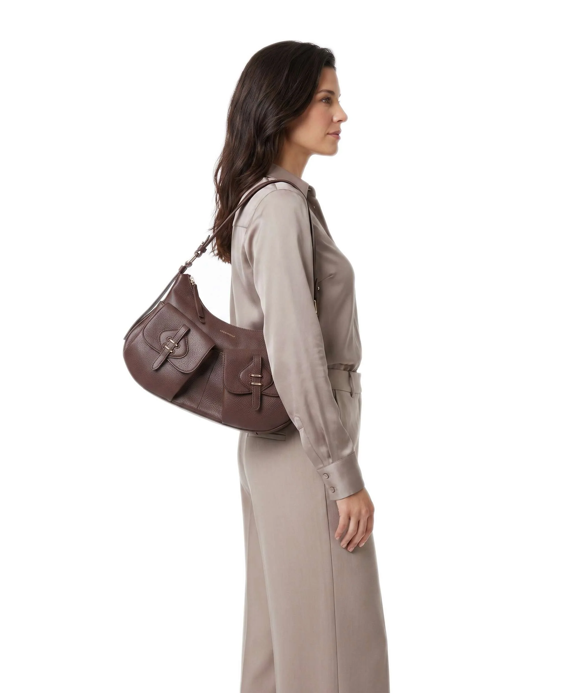 Coccinelle Mavery Pocket Borsa hobo berry - Image 3