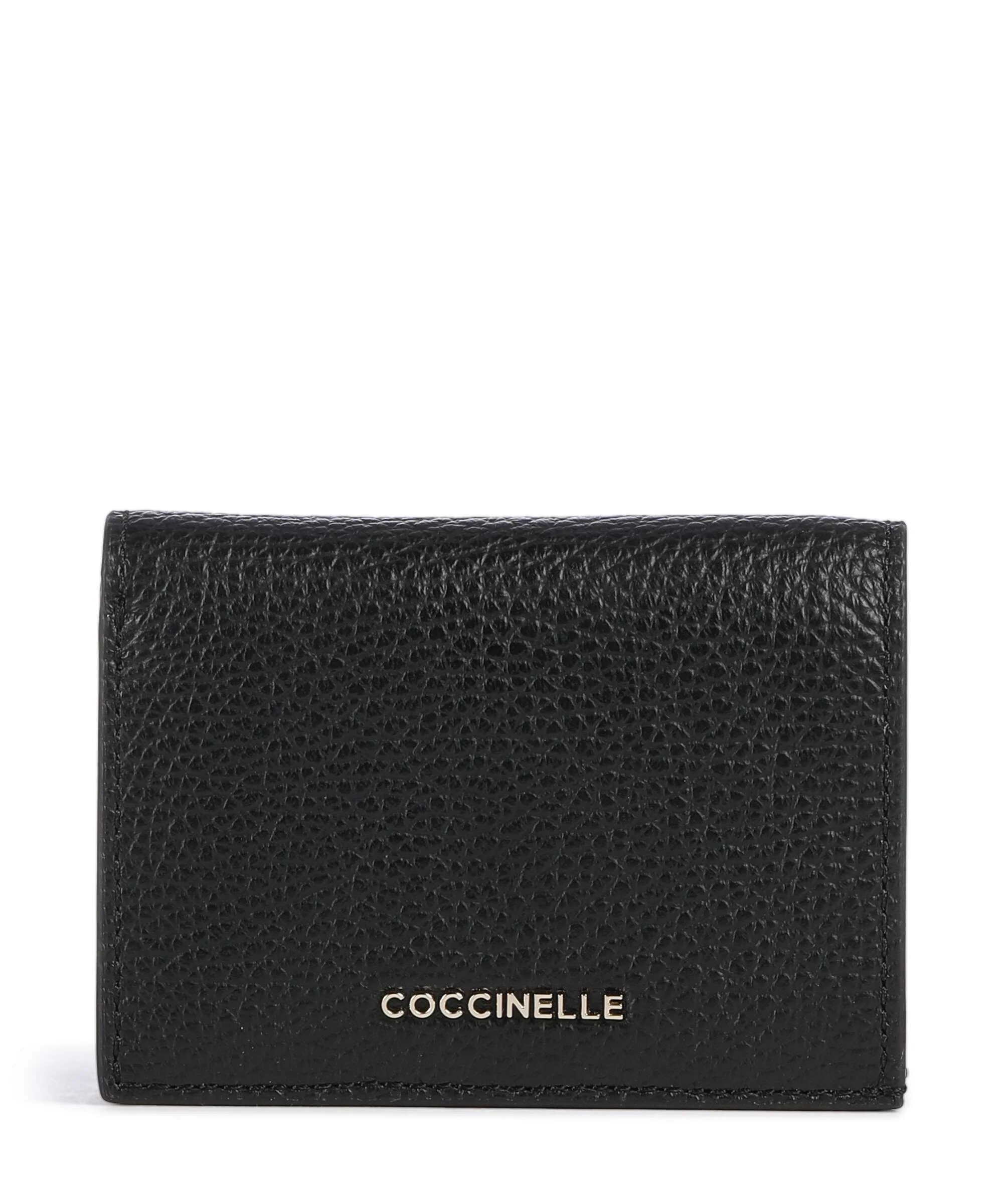 Coccinelle Metallic Soft Portafoglio noir