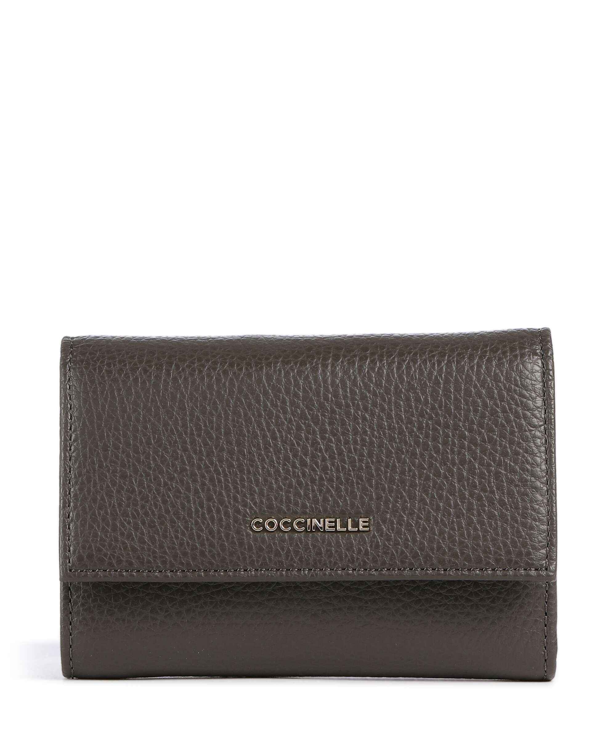 Coccinelle Metallic Soft Portafoglio fango