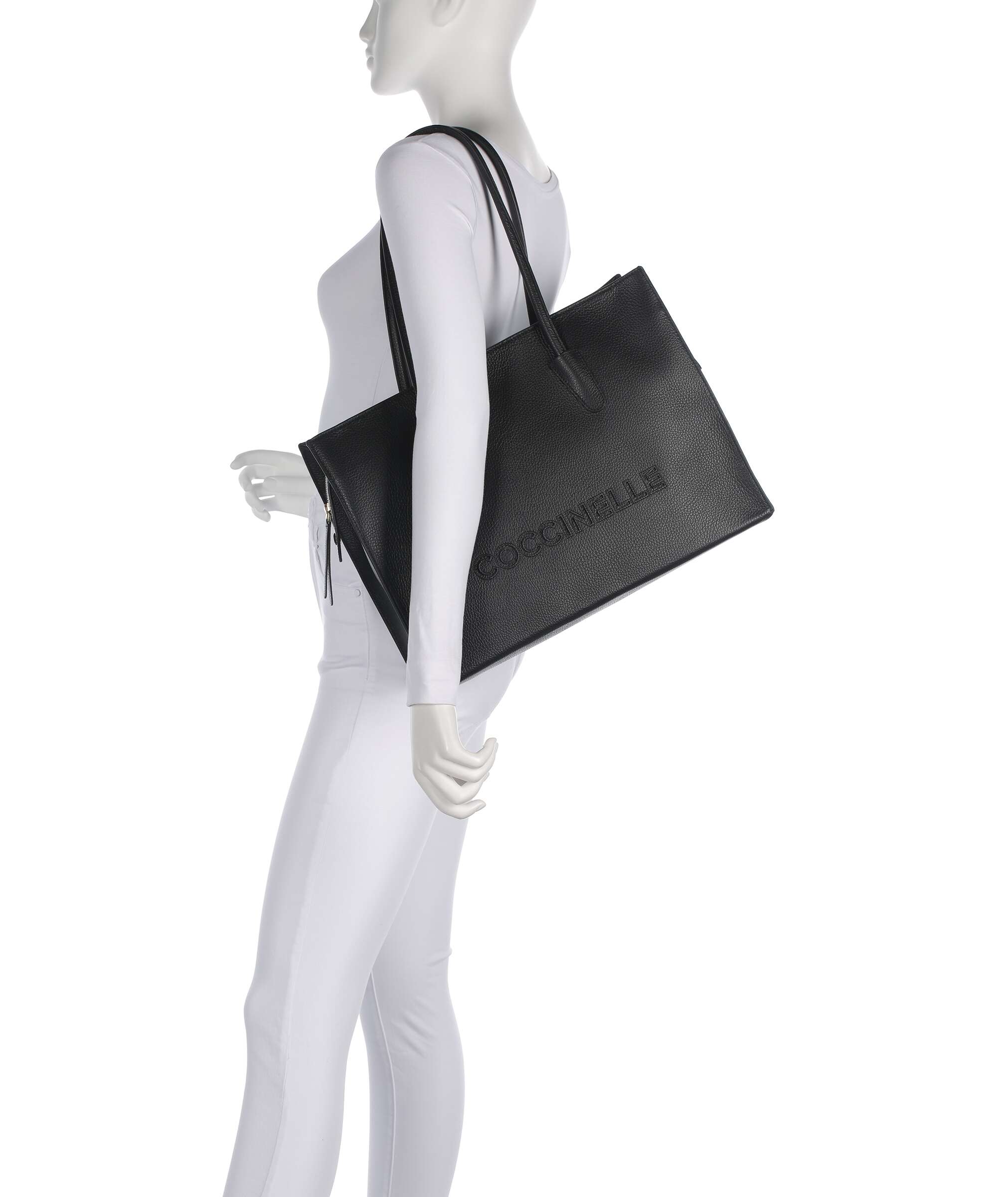 Coccinelle Myrtha Borsa shopper noir - Image 3