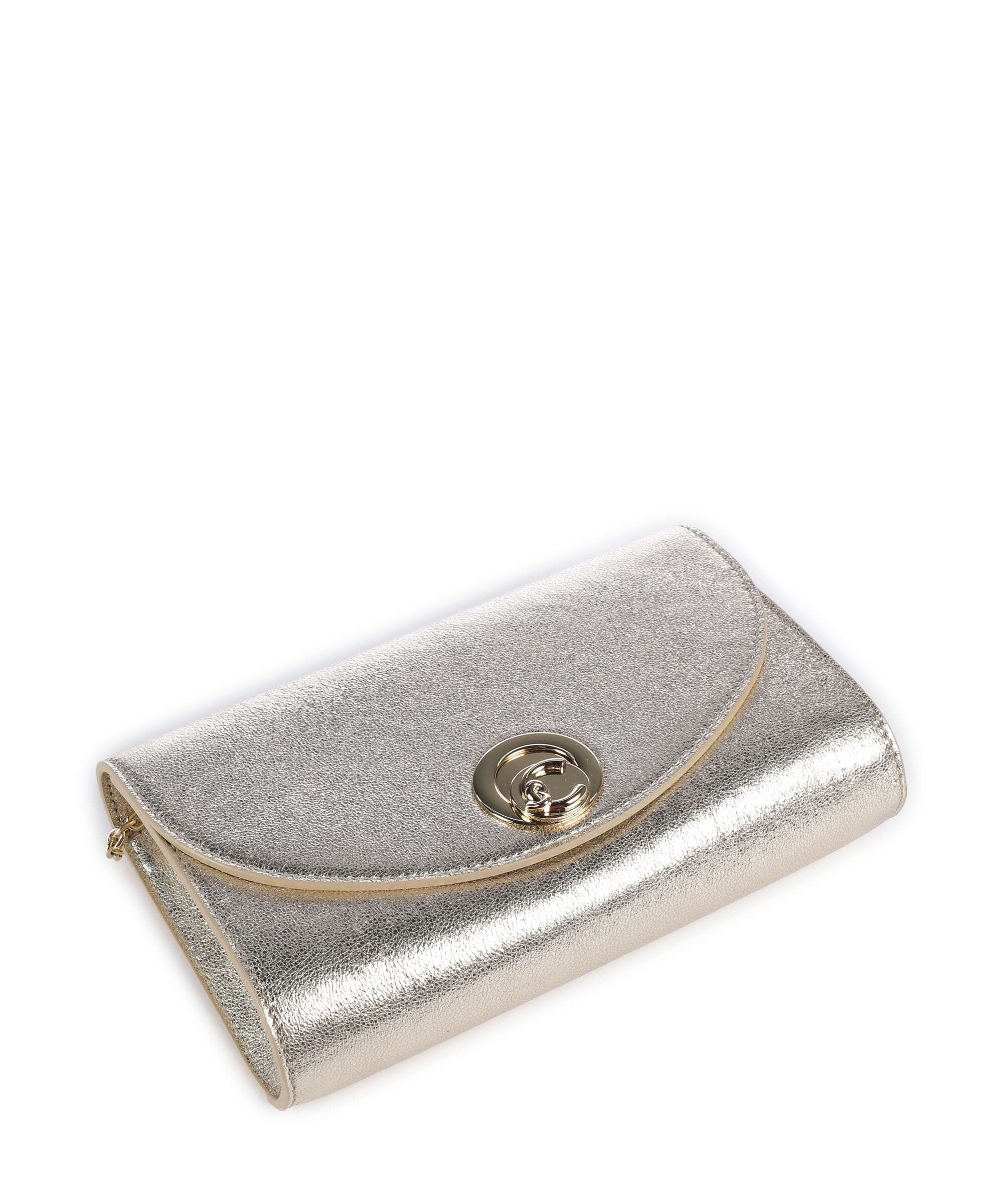 Coccinelle Nikla Smooth Borsa a tracolla pale gold - Image 4