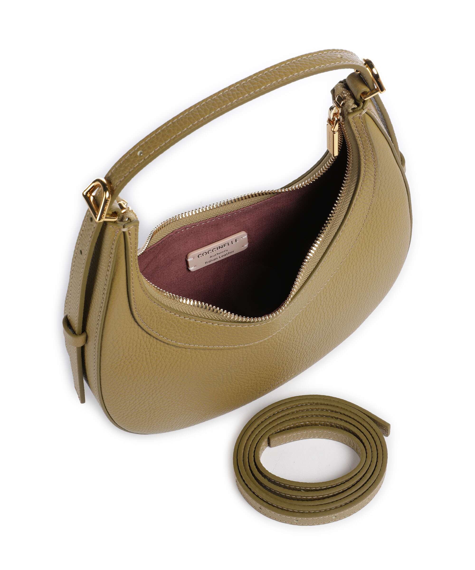 Coccinelle Whisper Borsa a spalla seagrass - Image 5