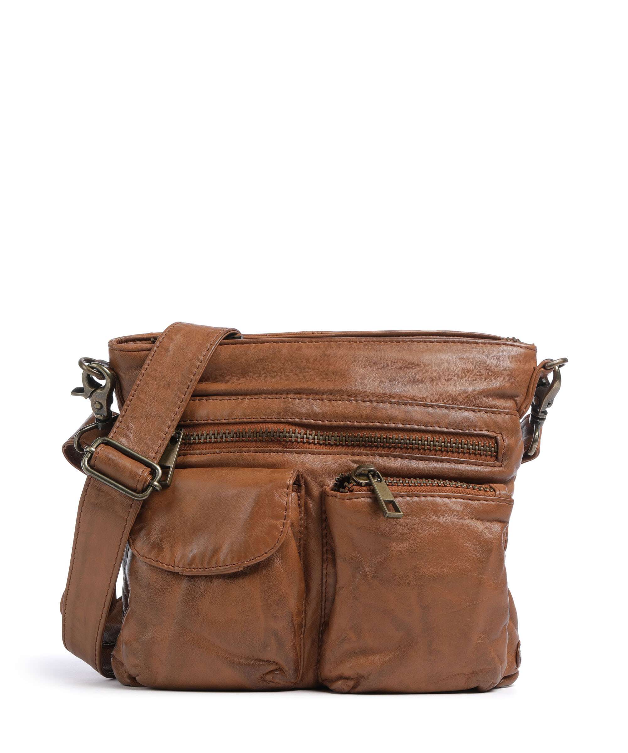 Depeche Power Field Borsa a spalla cognac