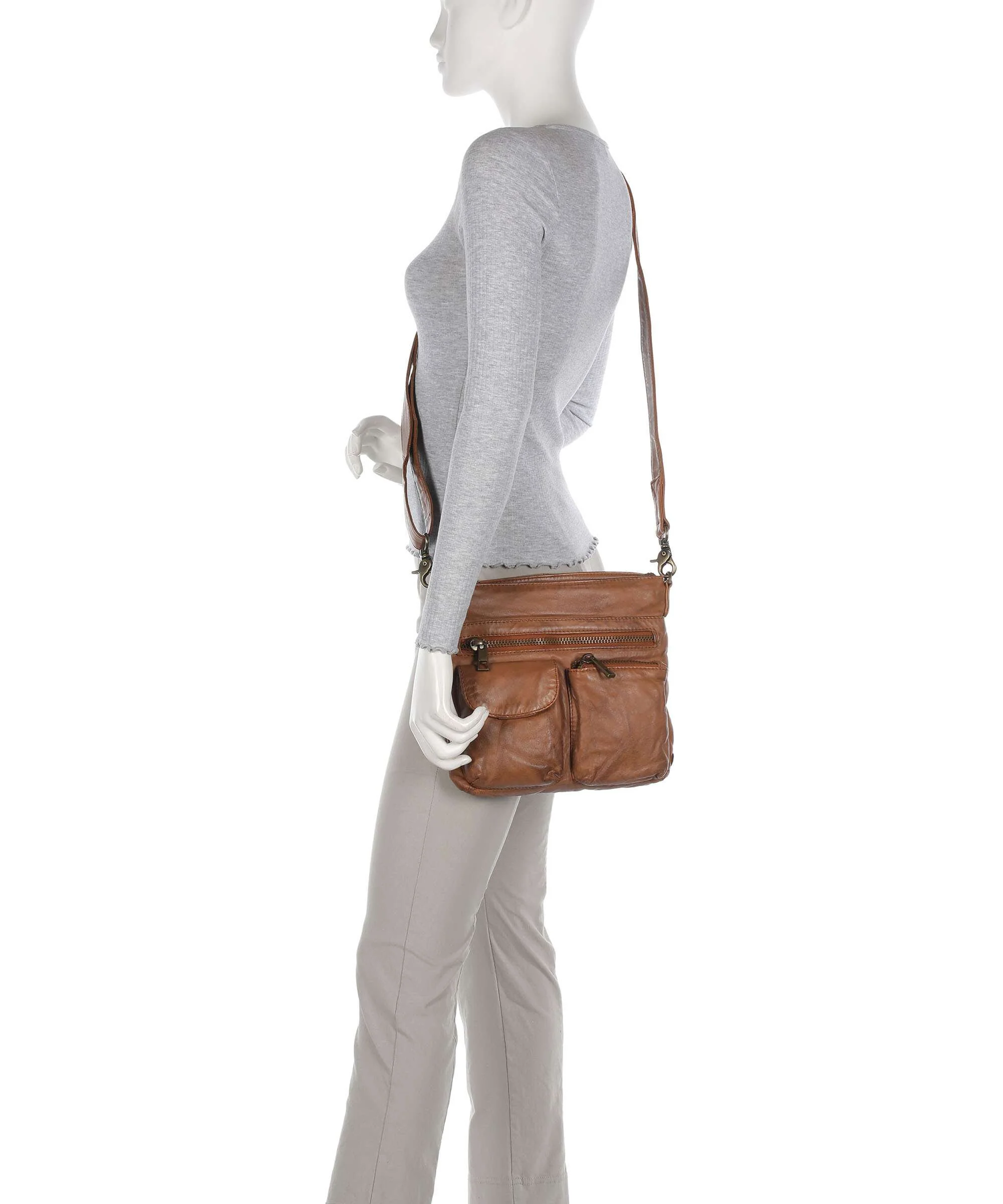 Depeche Power Field Borsa a spalla cognac - Image 3