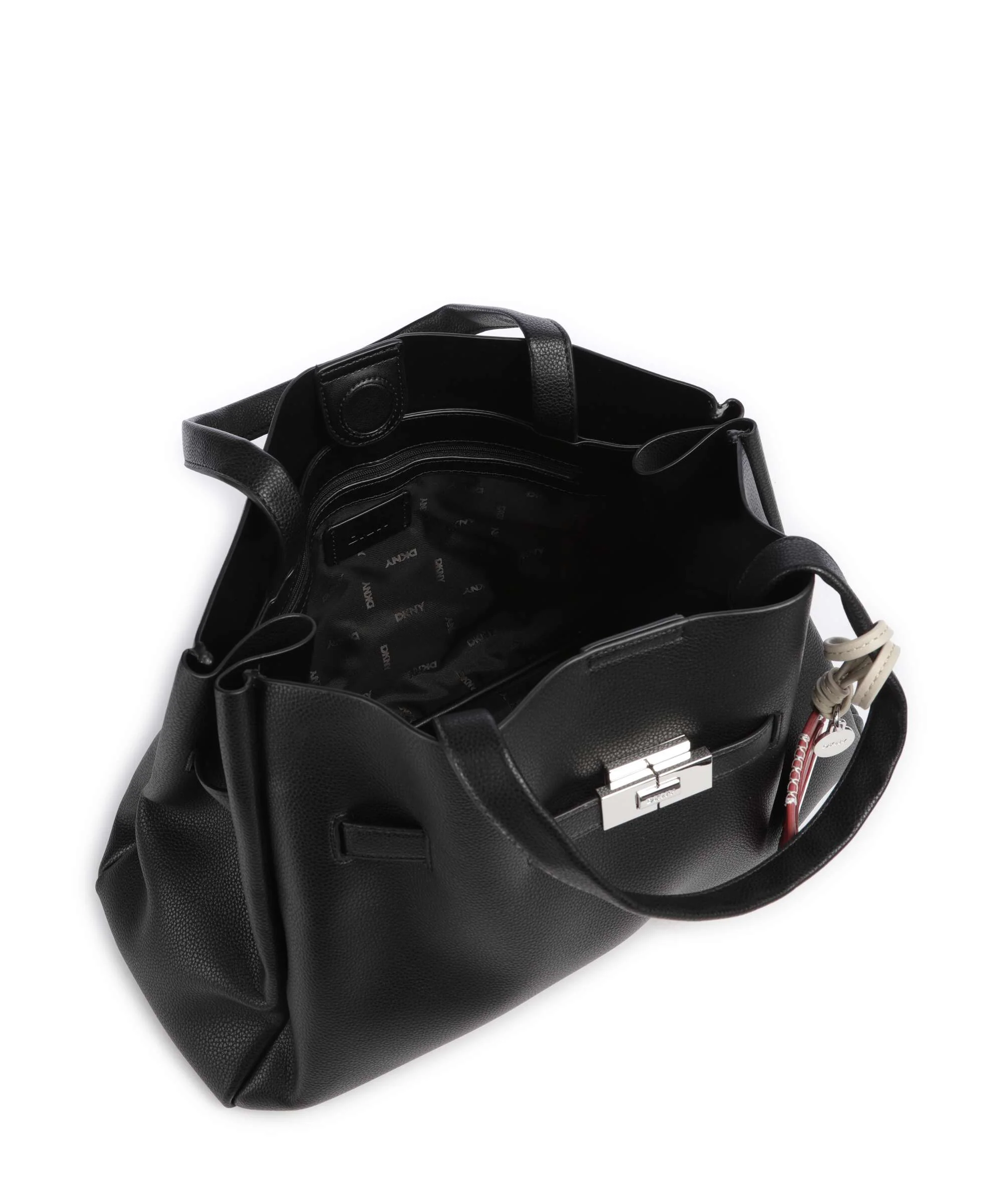 DKNY Bryar Large Borsa a mano black/silver - Image 6
