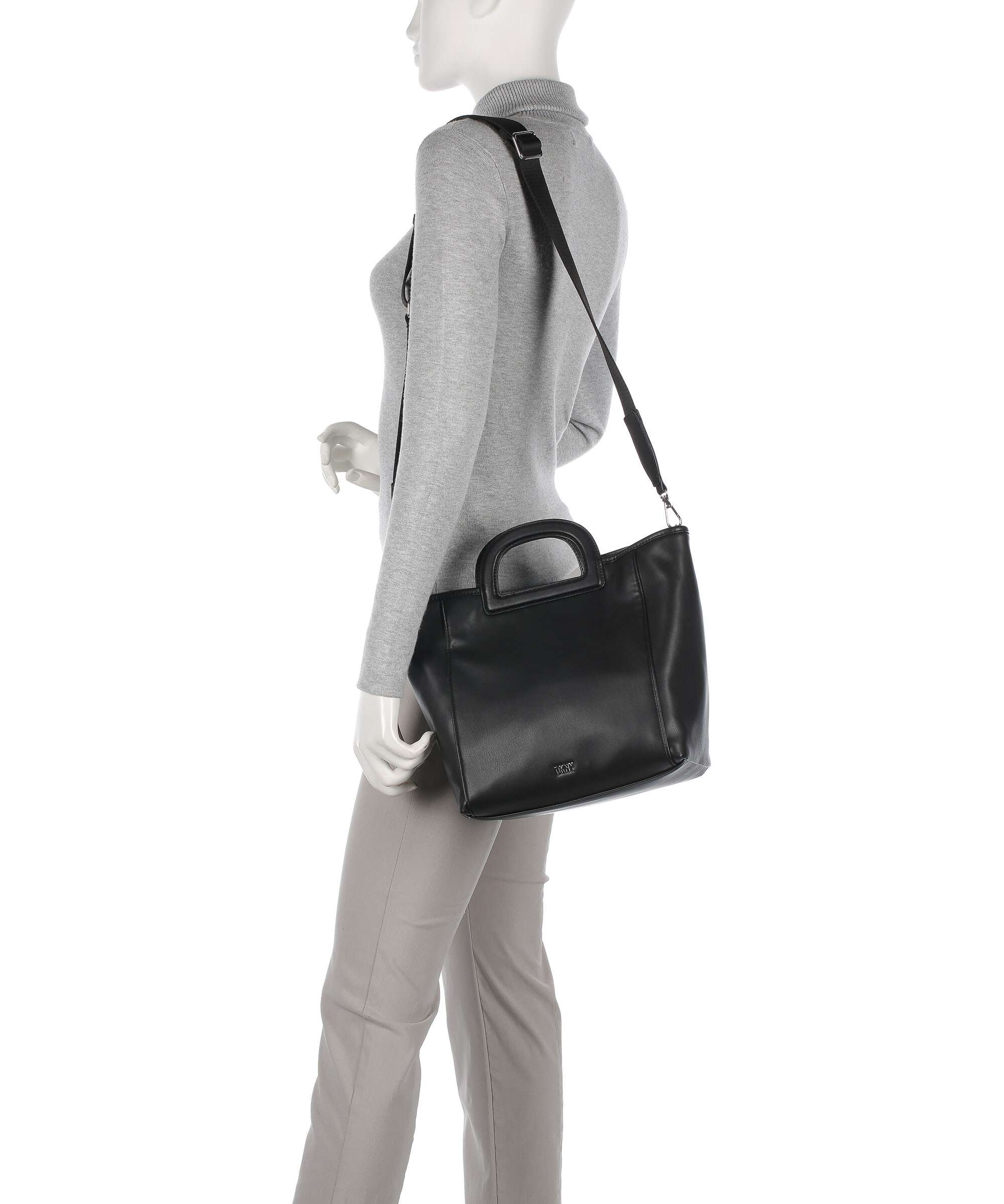 DKNY Drew Borsa a tracolla black/silver - Image 4