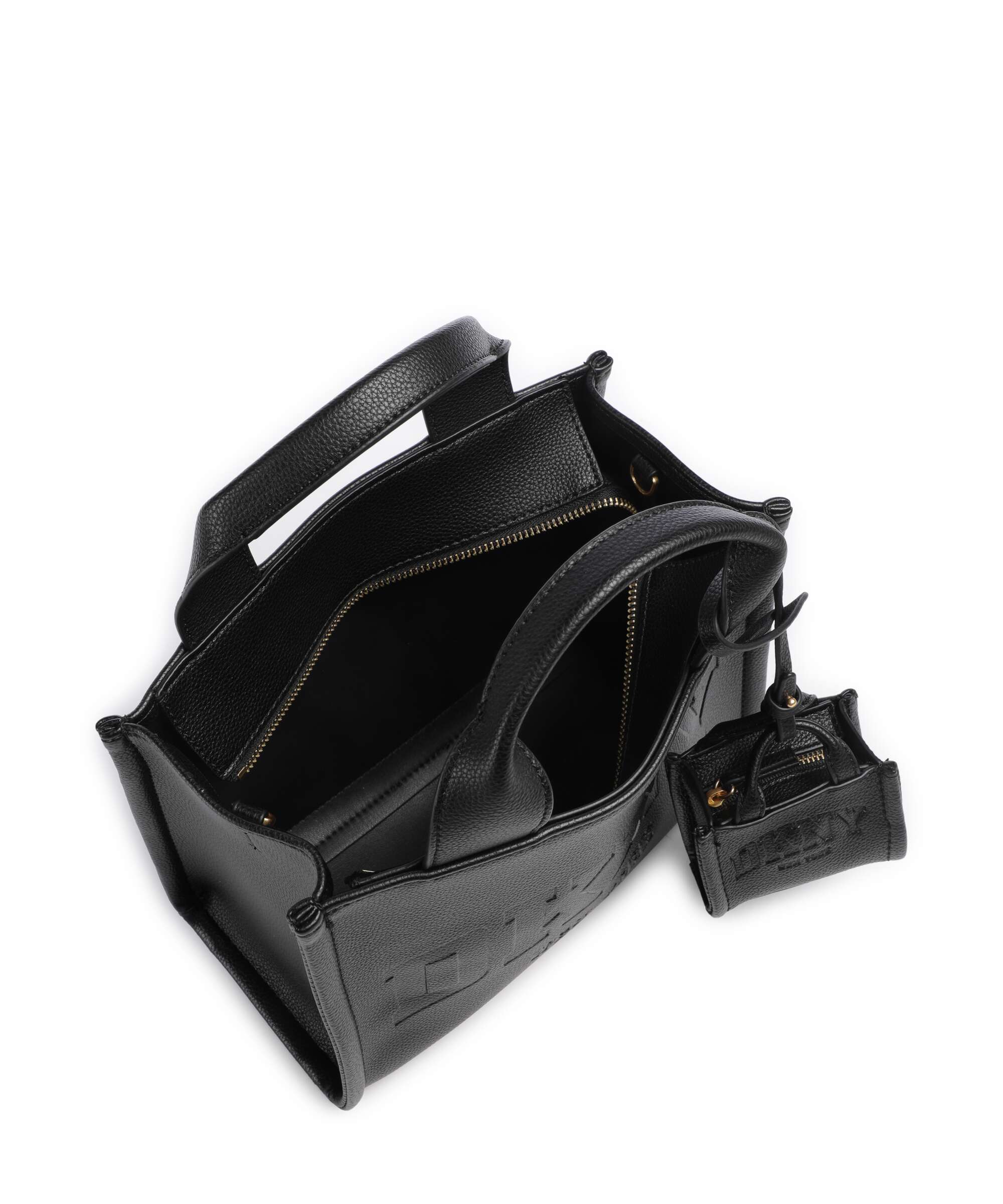 DKNY Hadlee Small Borsa a mano black/gold - Image 5