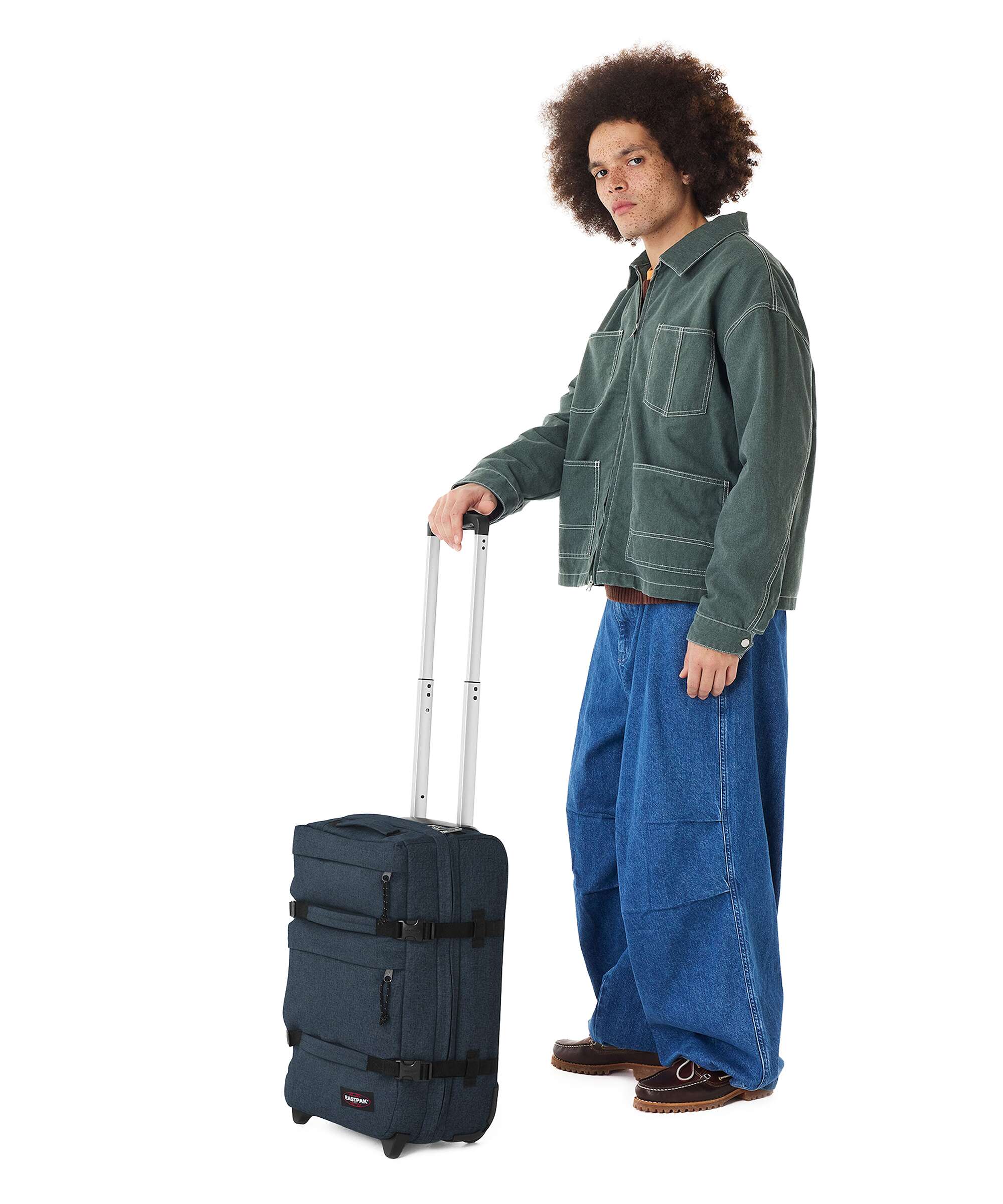 Eastpak Transit'R Plus Core S Borsone trolley triple denim - Image 3