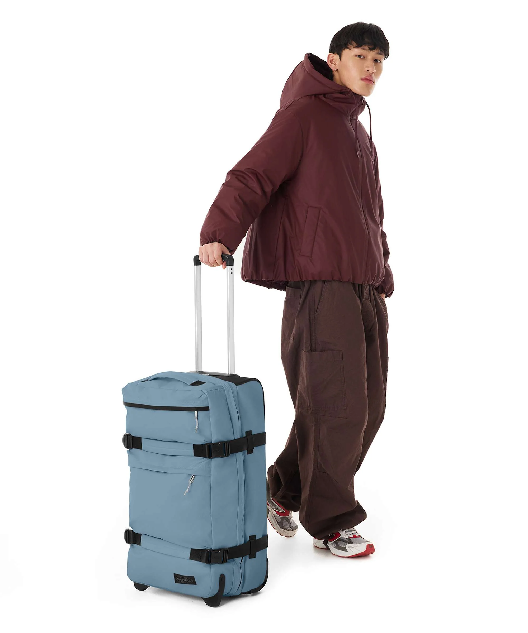 Eastpak Transit'R Plus Tarp M Borsone trolley dust blue - Image 3