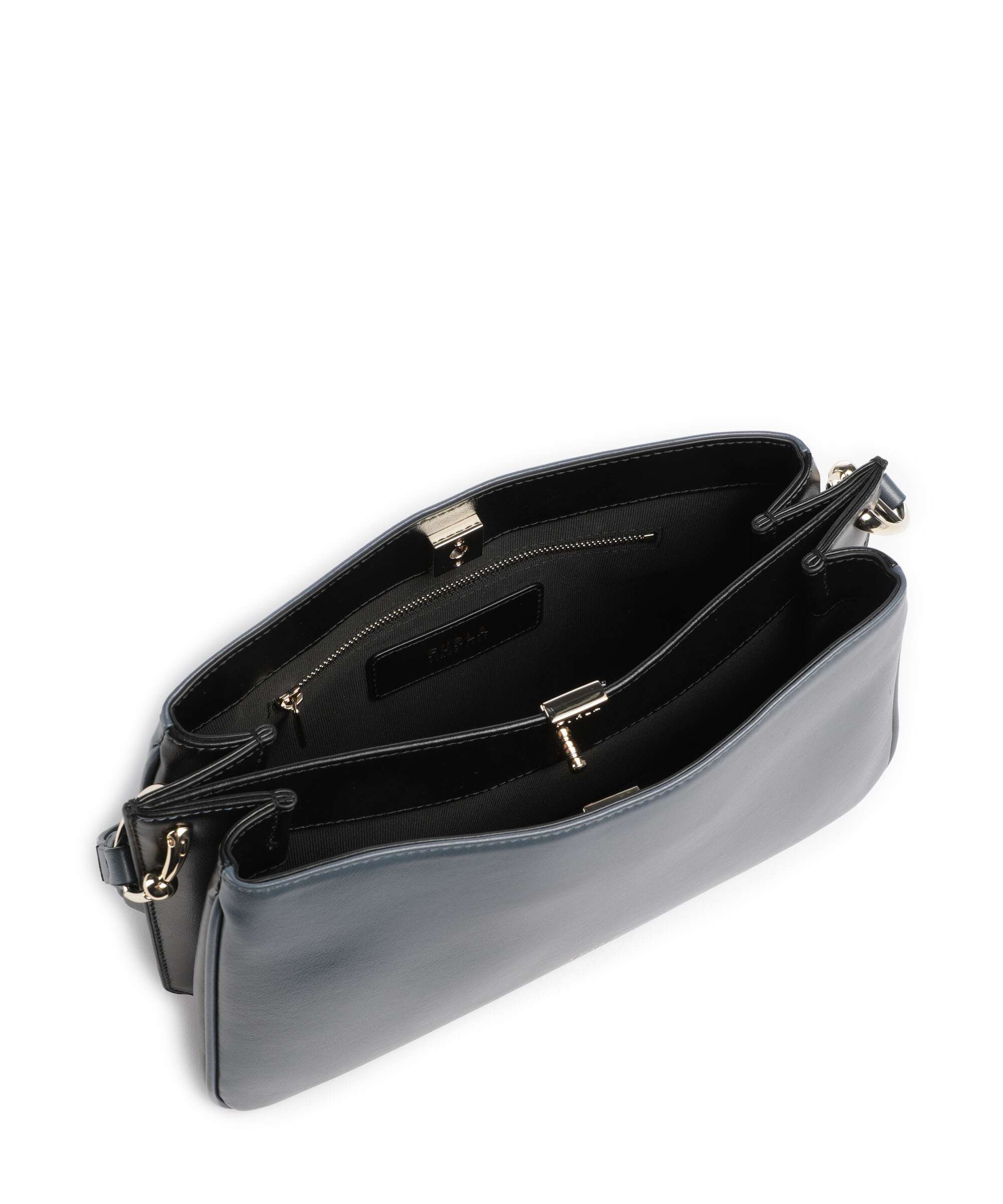 Furla Agata M Borsa a tracolla grigio blu/nero - Image 6