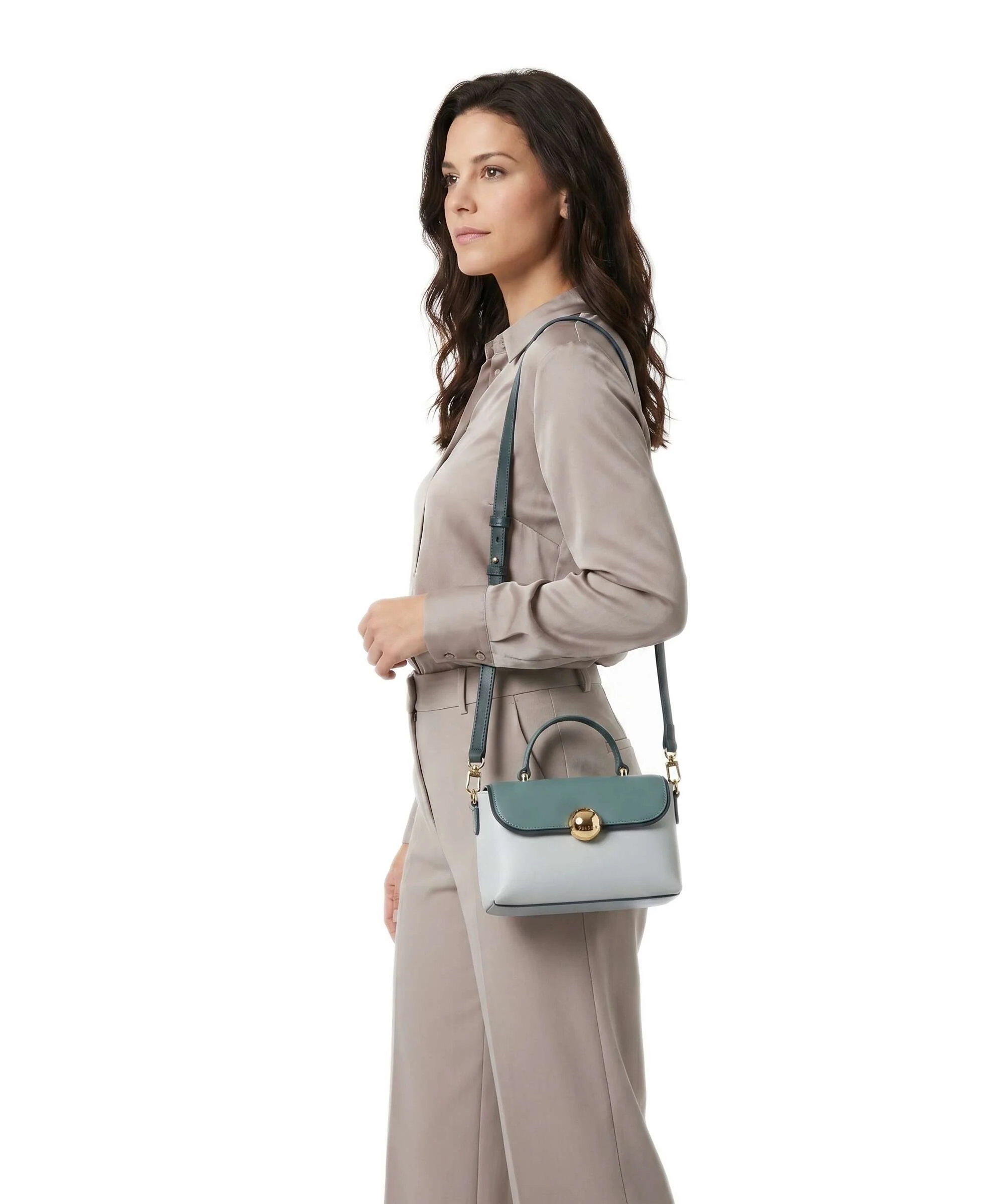 Furla Moonlight Mini Borsa a tracolla toni edera green - Image 3