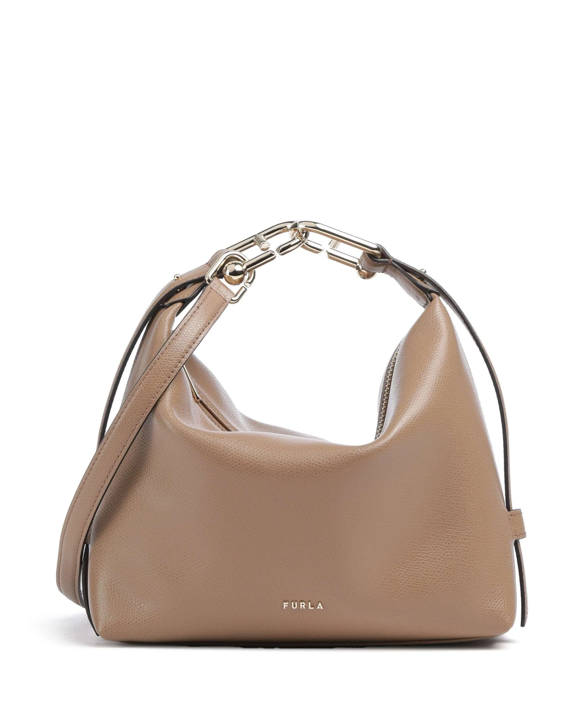 Furla Tonie Mini Borsa a spalla toffee