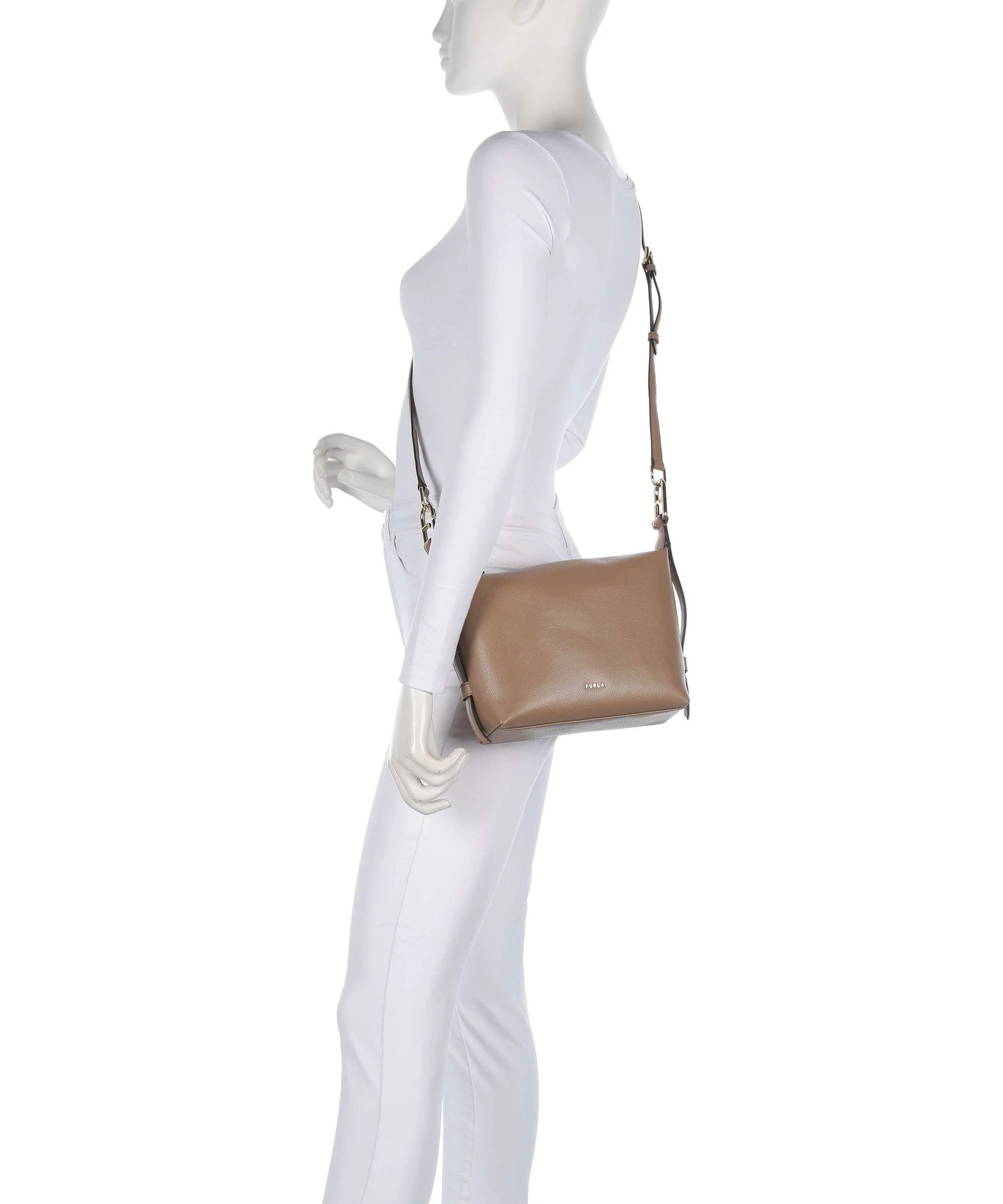 Furla Tonie Mini Borsa a spalla toffee - Image 4