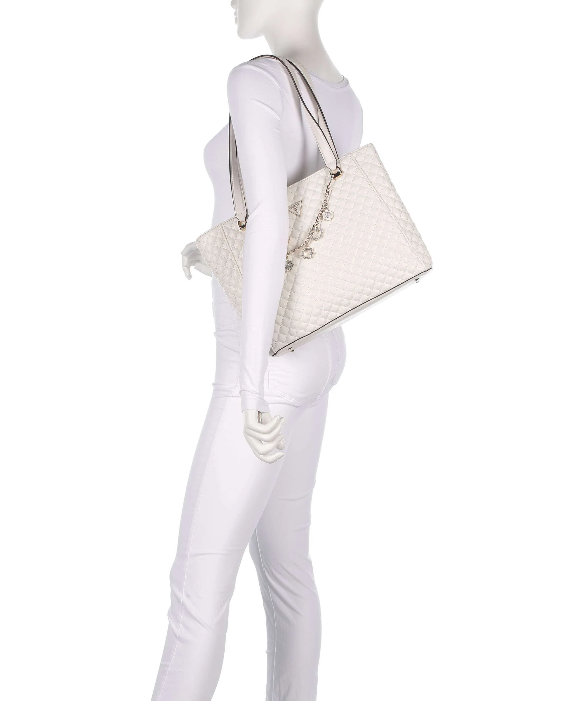 Guess Everlee Borsa shopper offwhite - Image 3