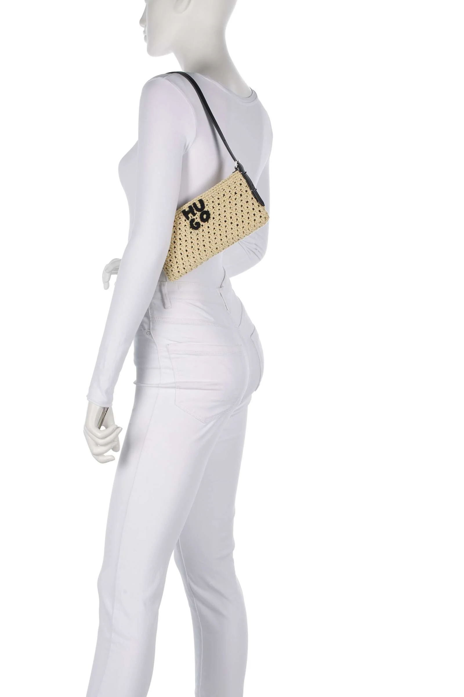 Hugo Neeko Borsa a spalla light beige - Image 3