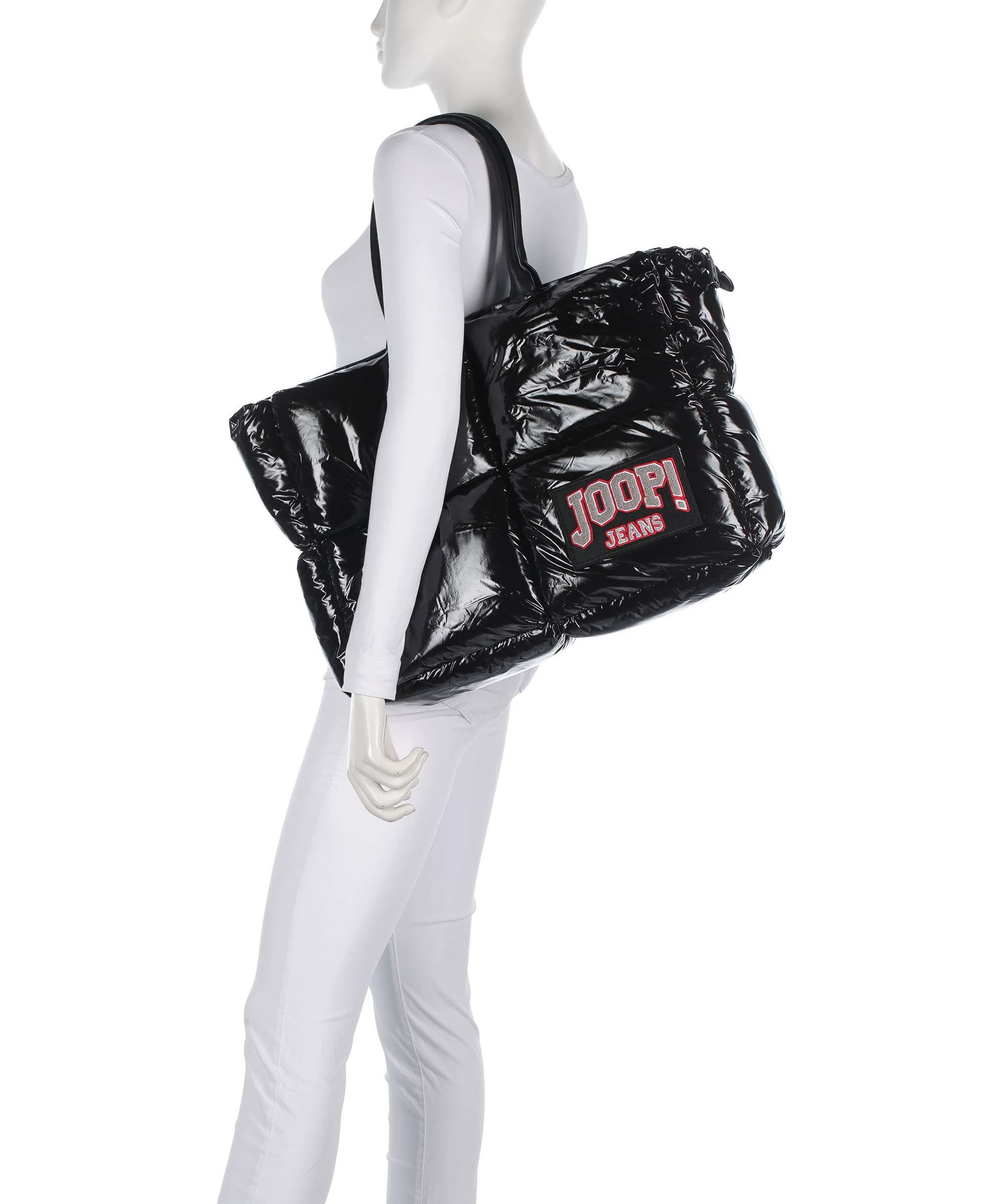 JOOP! Jeans Varsity May Borsa shopper black - Image 3