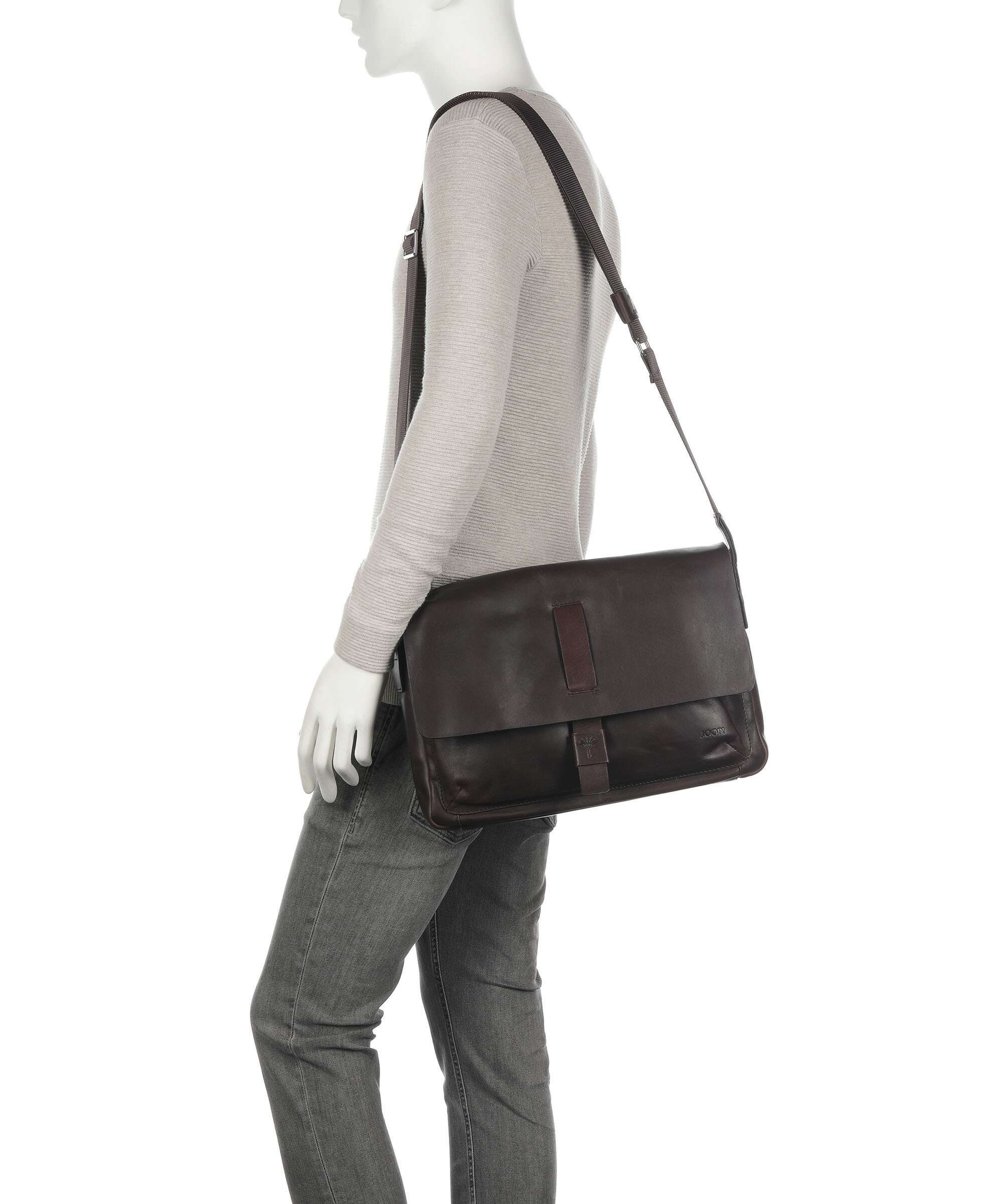 JOOP! Loreto Janis Borsa messenger seal brown - Image 3
