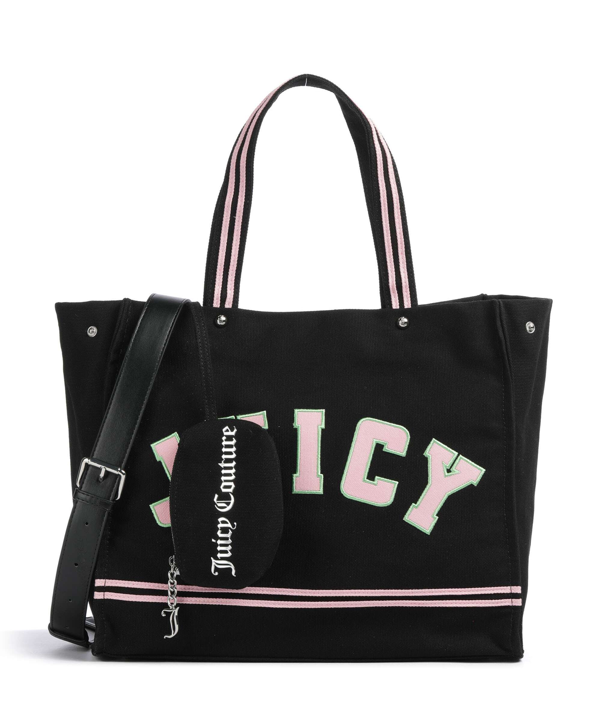 Juicy Couture Iris Patch Canvas L Borsa shopper black/juicy pink - Image 2