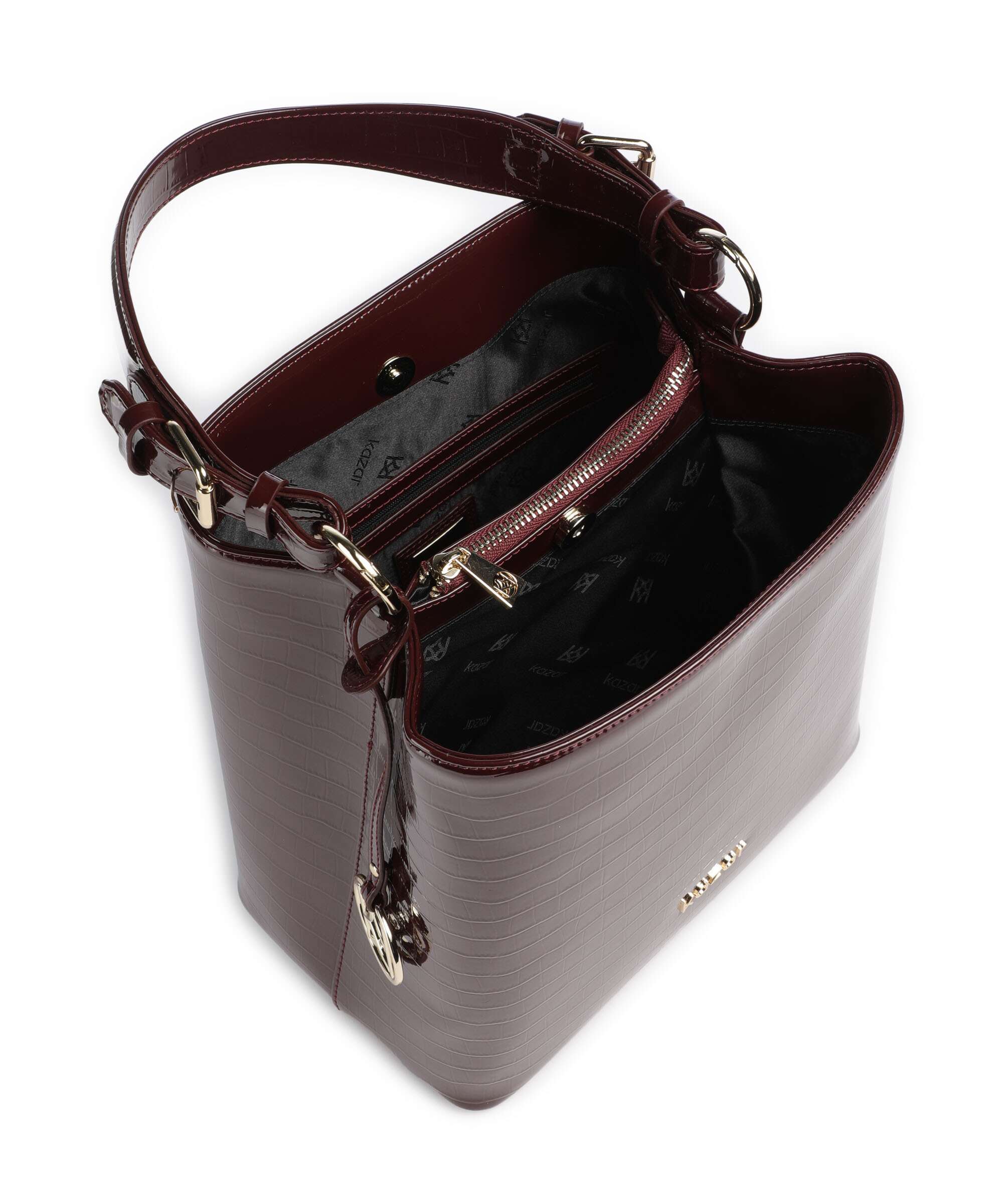 Kazar Victoria Borsa a secchiello maroon - Image 6