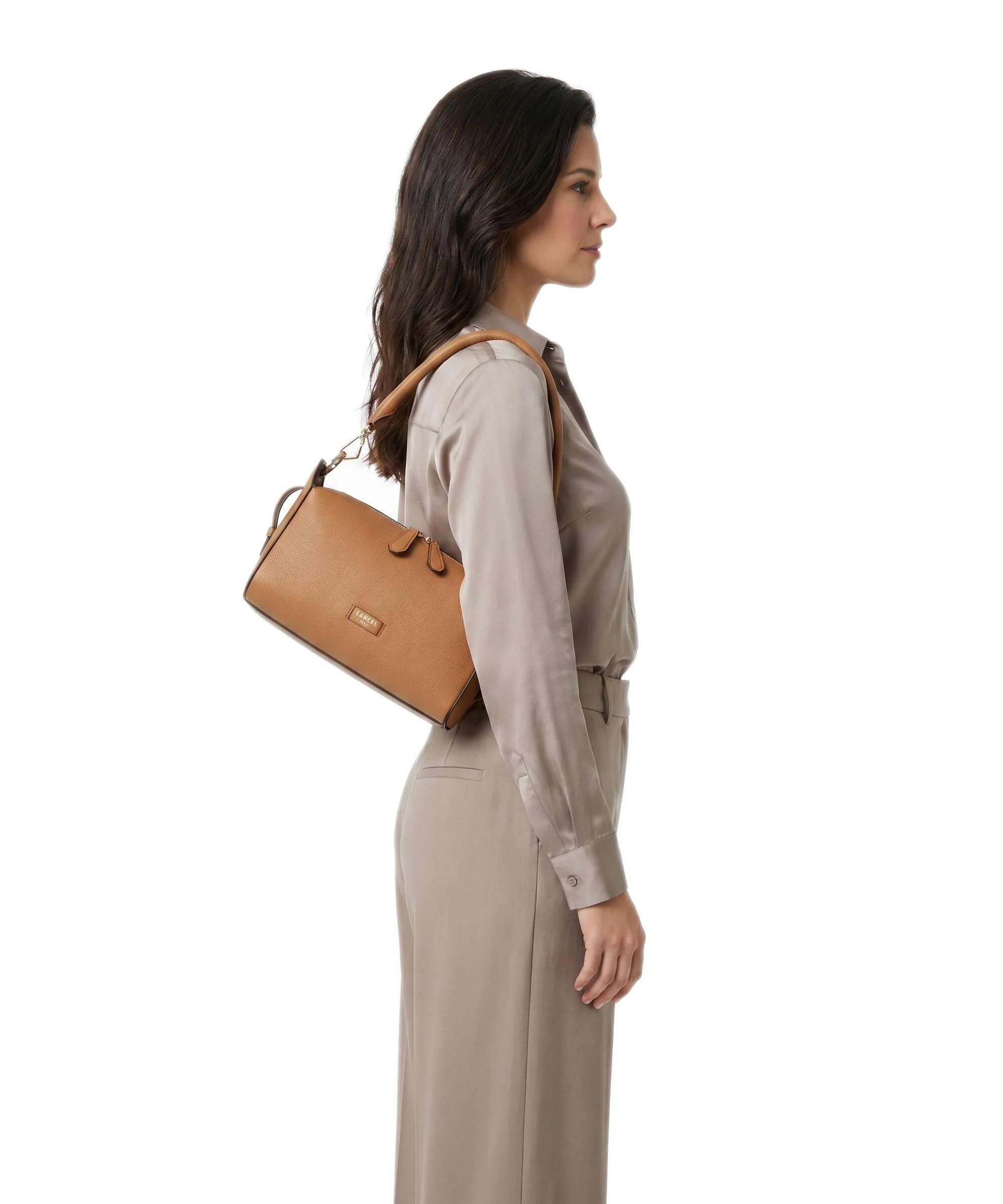Lancel Louison M Borsa a spalla camel - Image 3