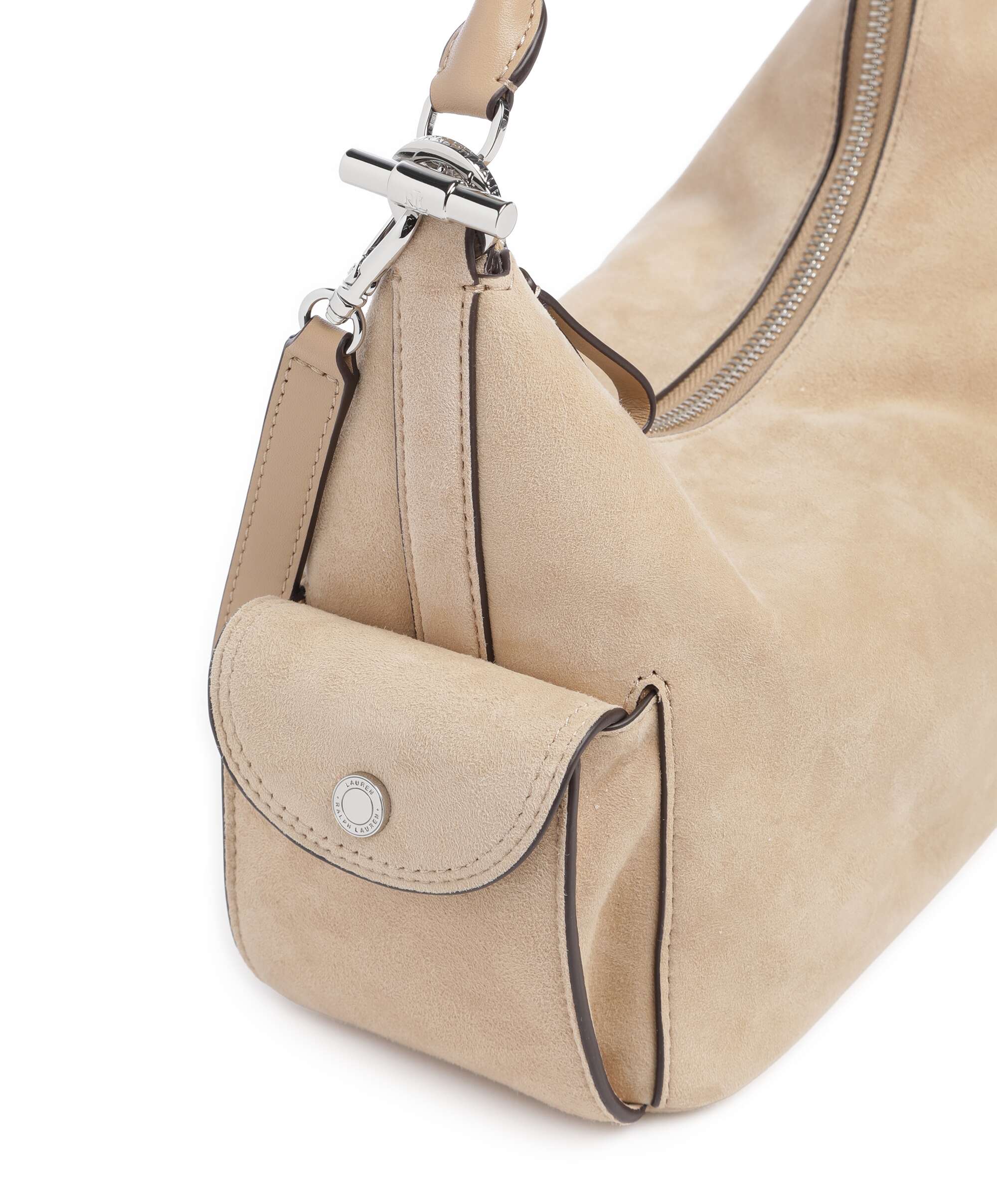 Lauren Ralph Lauren Blaike Small Borsa a spalla tan - Image 5