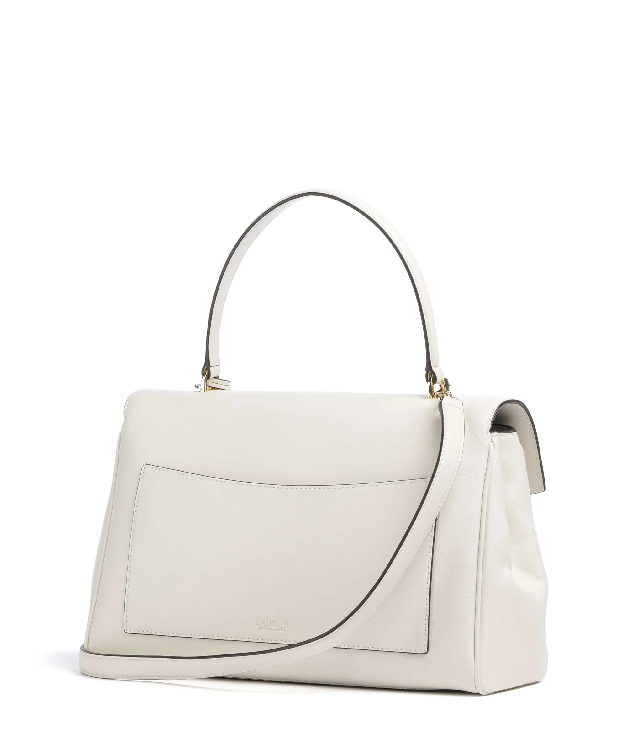 Lauren Ralph Lauren Farrah Medium Borsa a mano soft white - Image 2