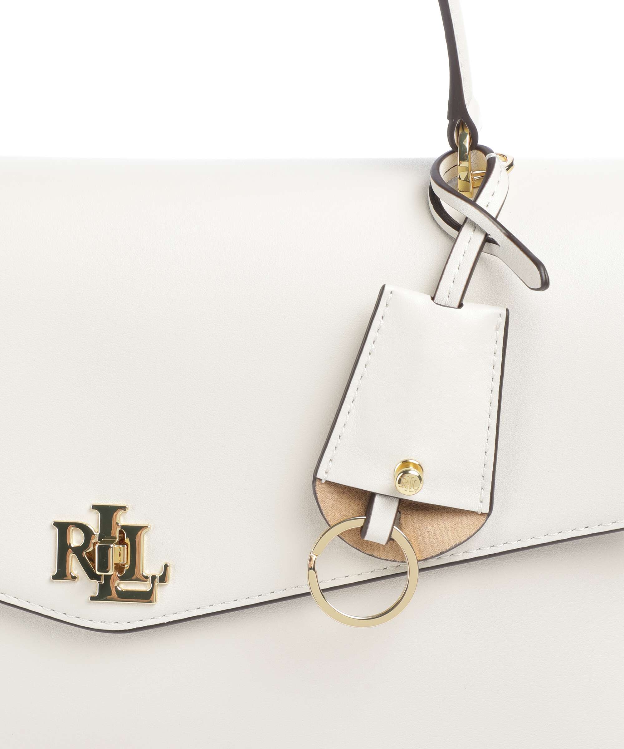 Lauren Ralph Lauren Farrah Medium Borsa a mano soft white - Image 4