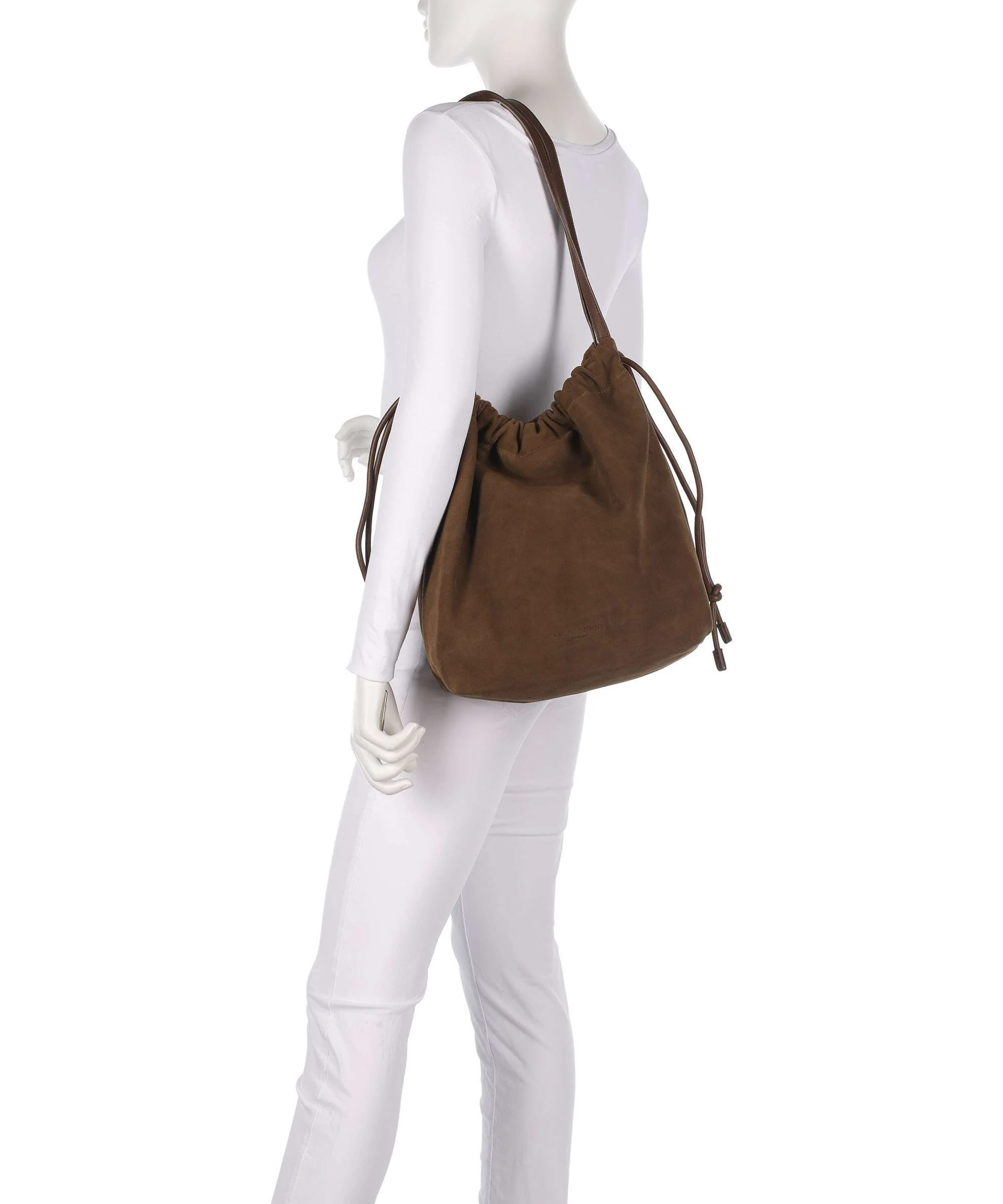 Liebeskind Lya Suede M Borsa a secchiello safari - Image 3