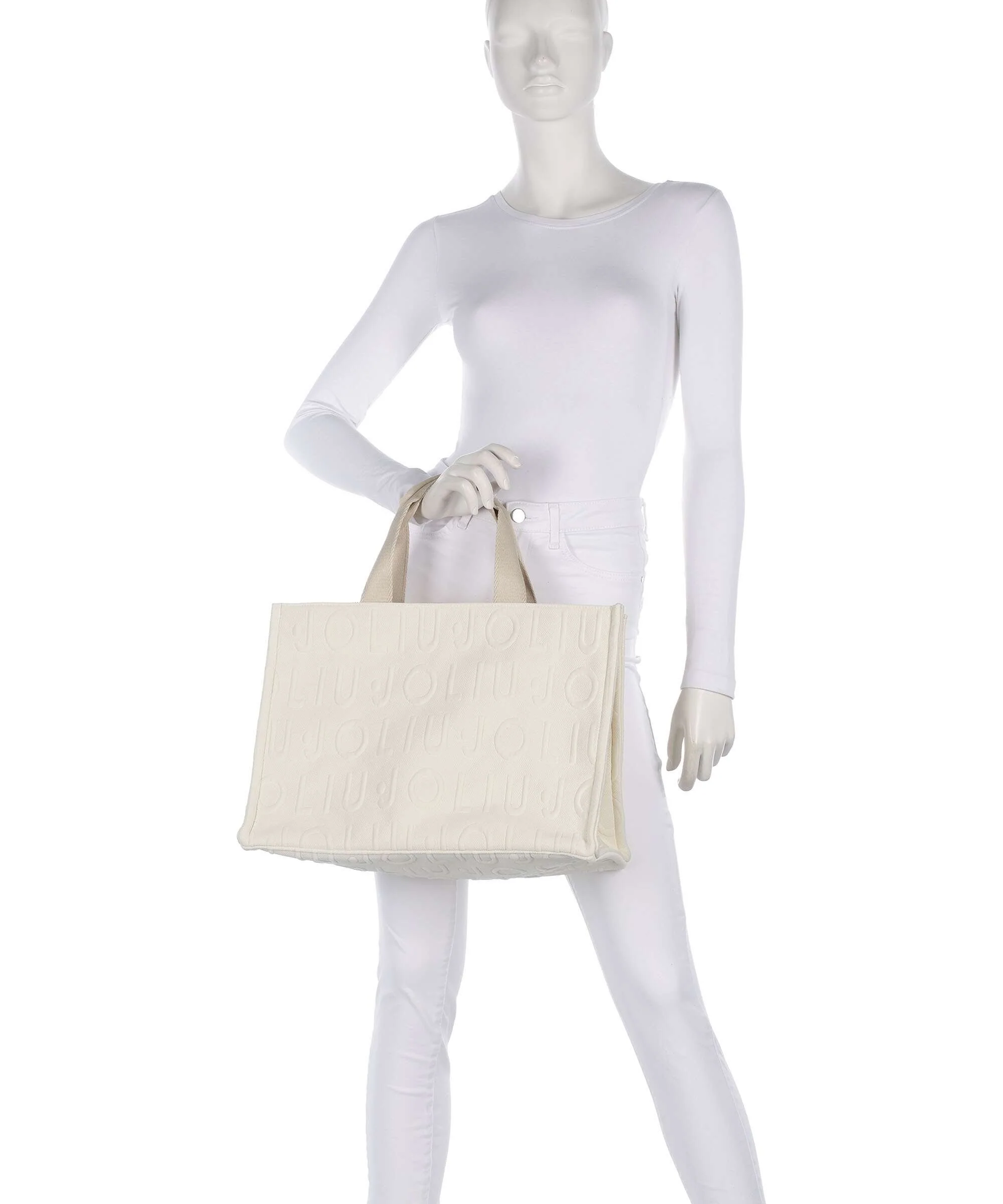 Liu Jo Soft L Borsa a mano white cream - Image 3