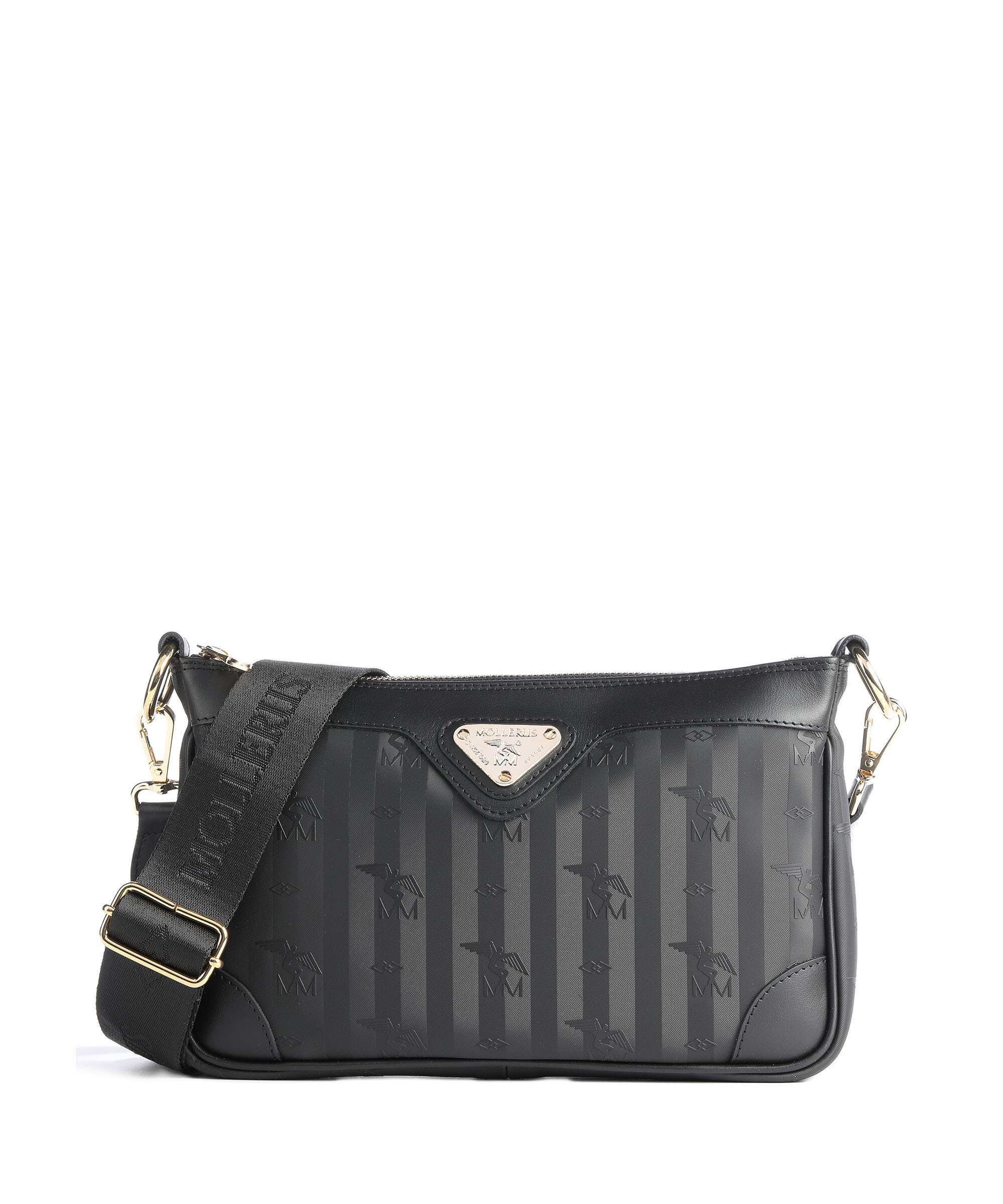 Maison Mollerus Vinerus Flums Borsa a tracolla black/nastro