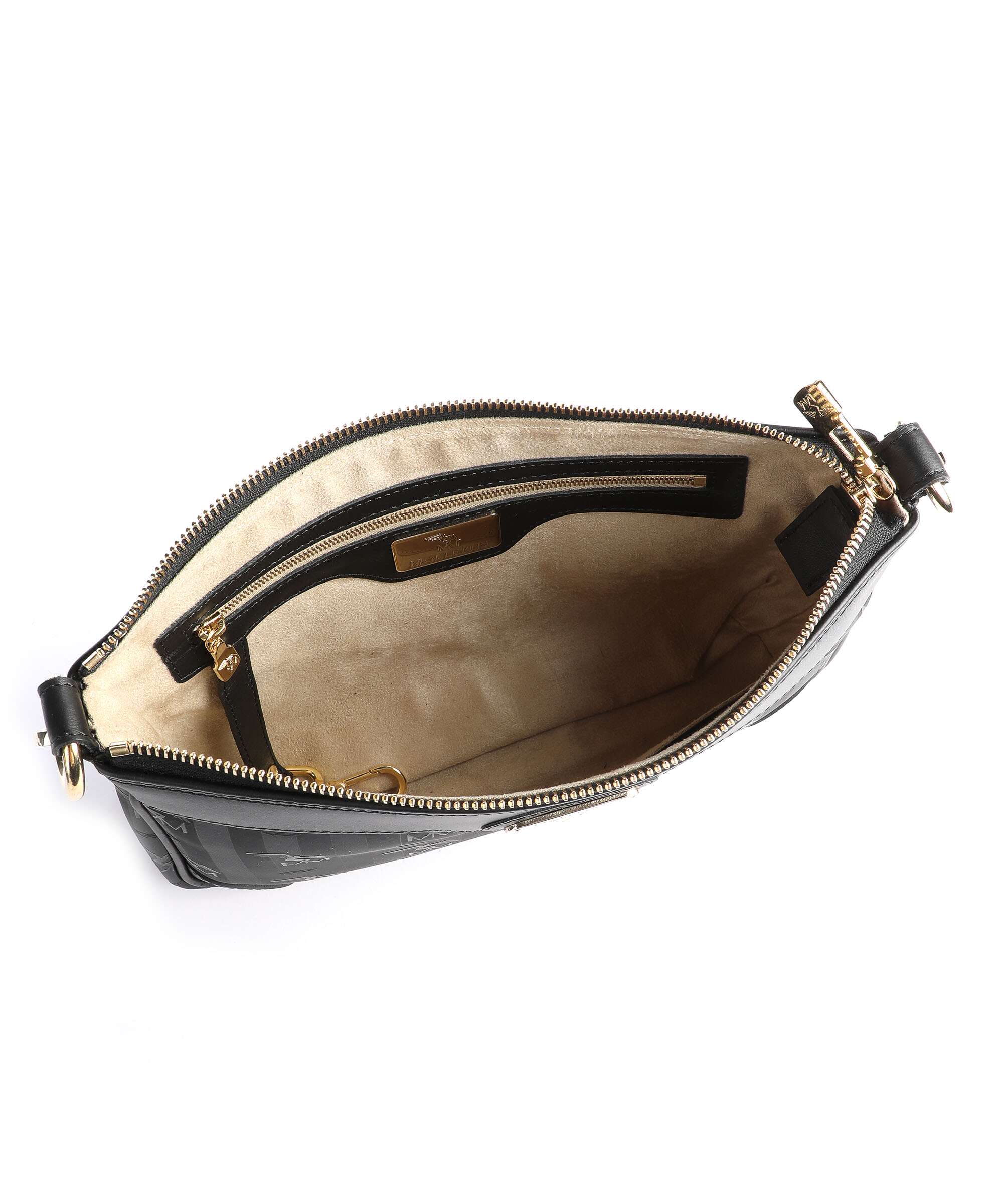 Maison Mollerus Vinerus Flums Borsa a tracolla black/nastro - Image 5