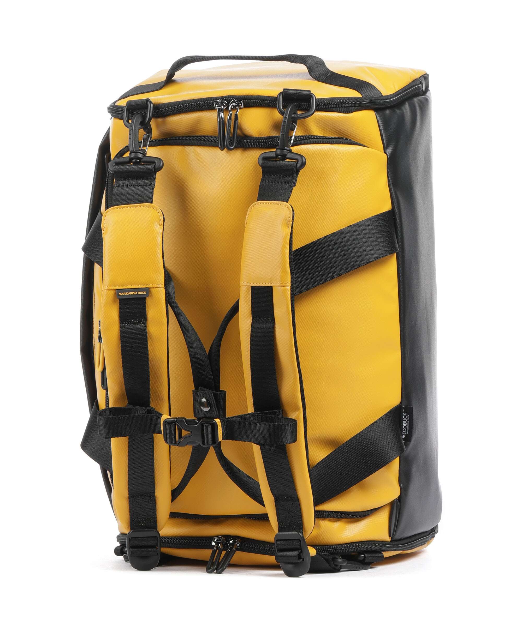 Mandarina Duck Eco Coated Borsone da weekend duck yellow - Image 3