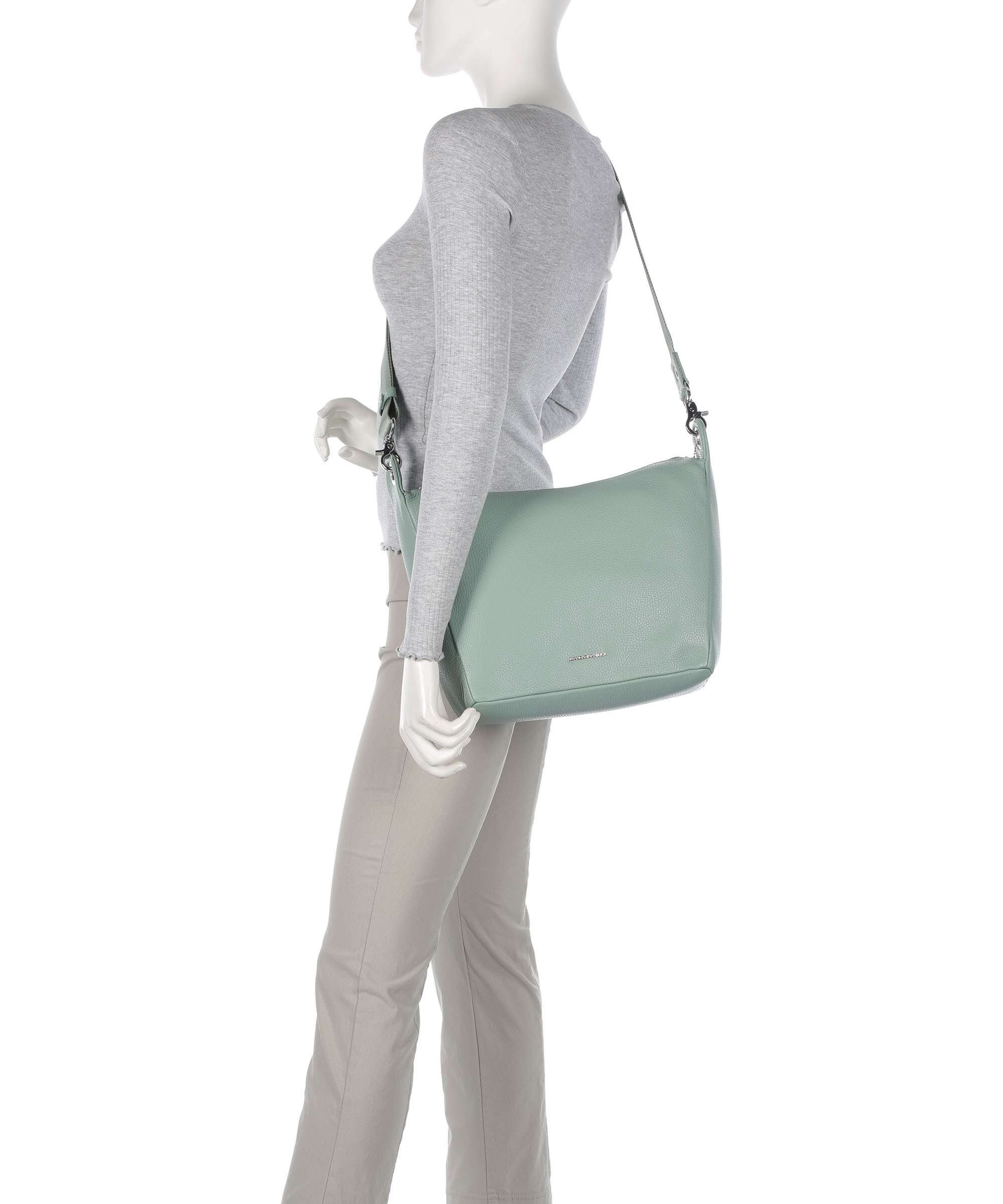 Mandarina Duck Mellow Leather Borsa a tracolla iceberg green - Image 3