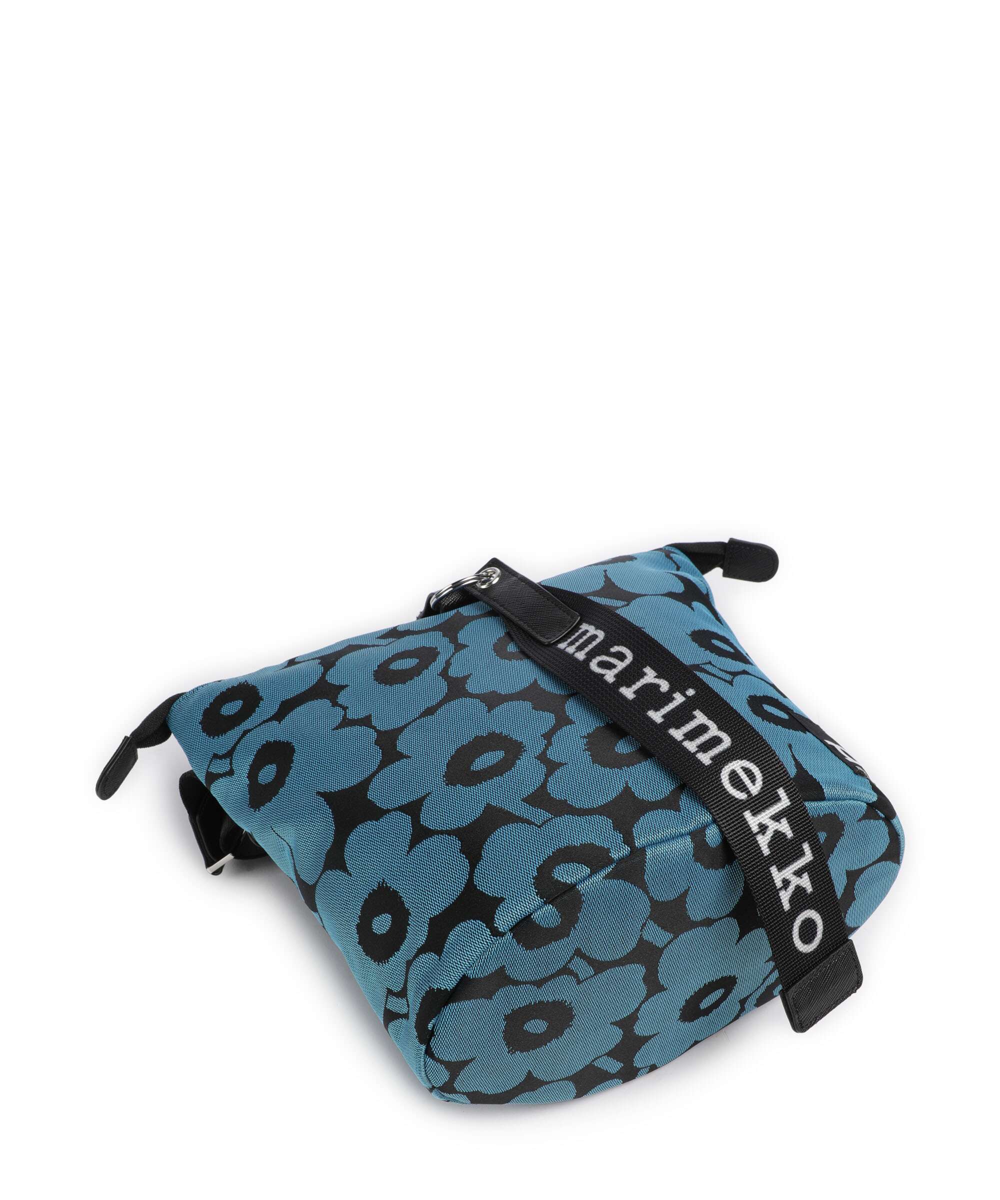 Marimekko Carry All Unikko Borsa a tracolla blue/black - Image 4