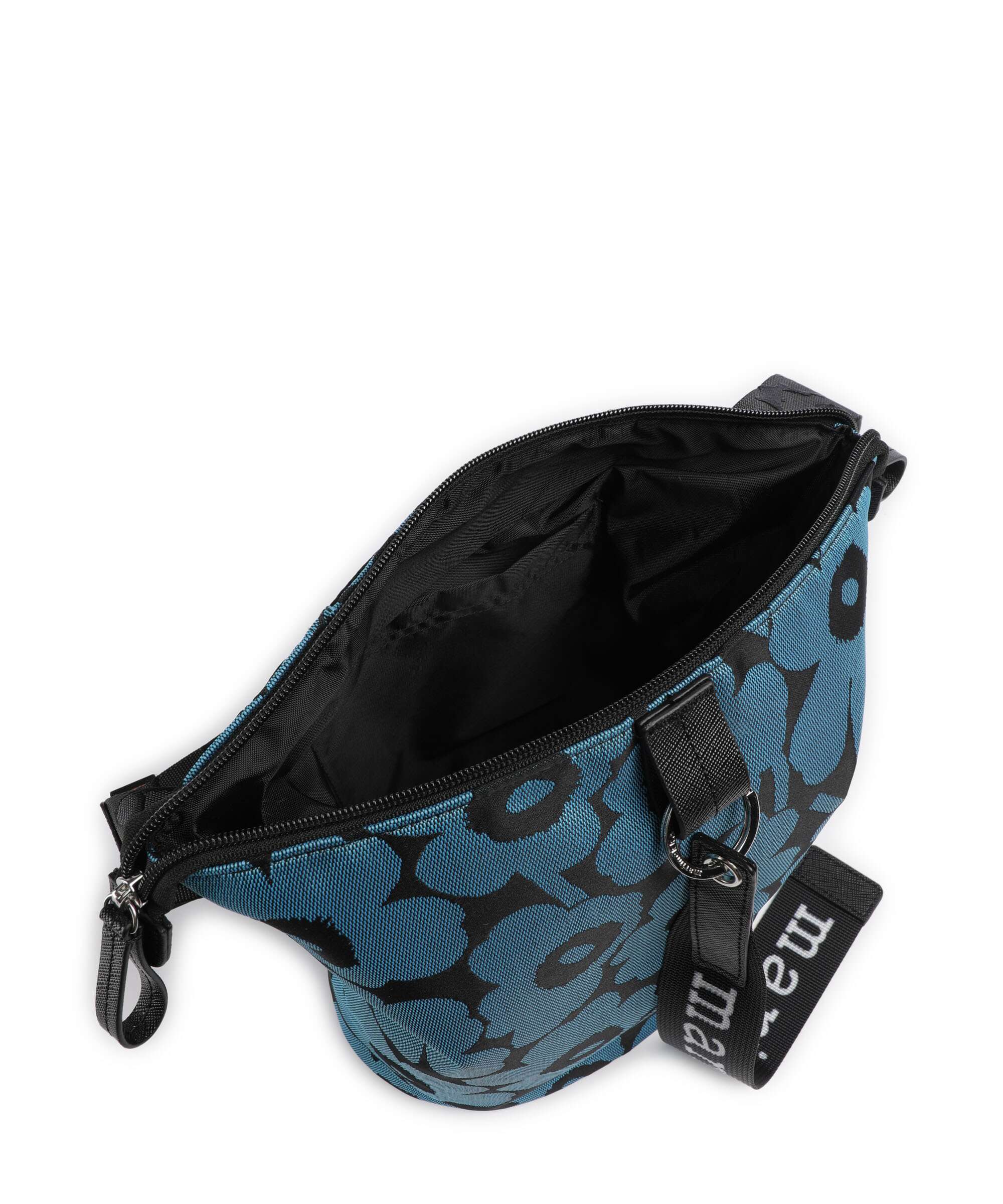 Marimekko Carry All Unikko Borsa a tracolla blue/black - Image 5