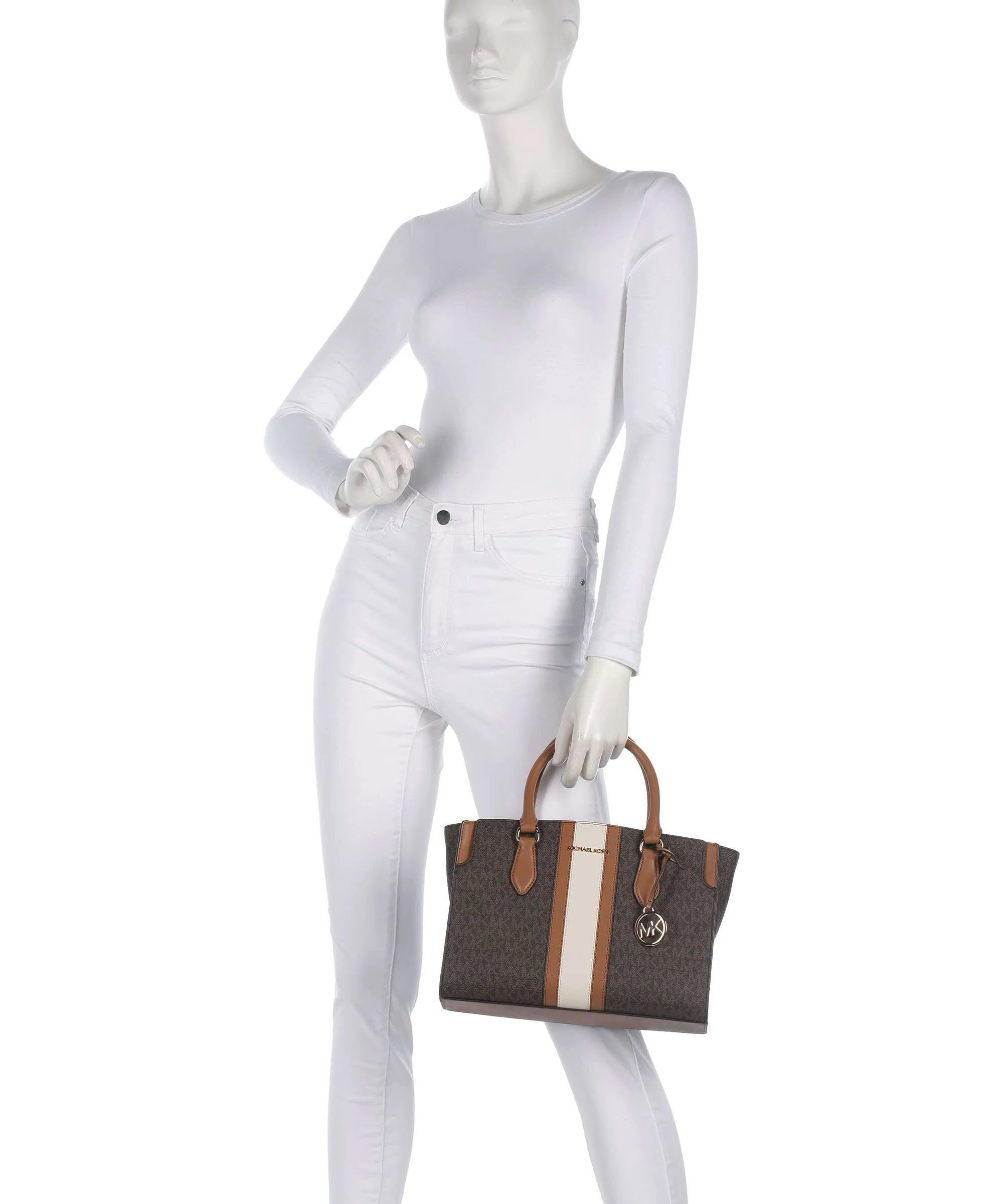 Michael Kors Becca Medium Borsa a mano brown/acorn - Image 3