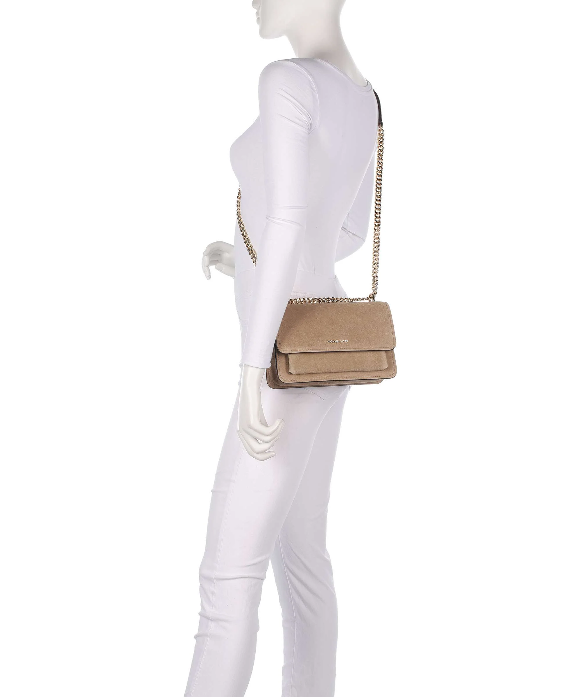 Michael Kors Claire Large Borsa a spalla husk - Image 3