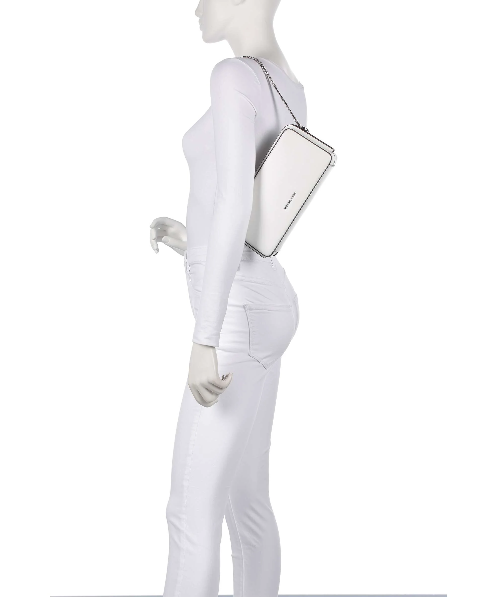Michael Kors Goldie Borsa a spalla optic white - Image 3