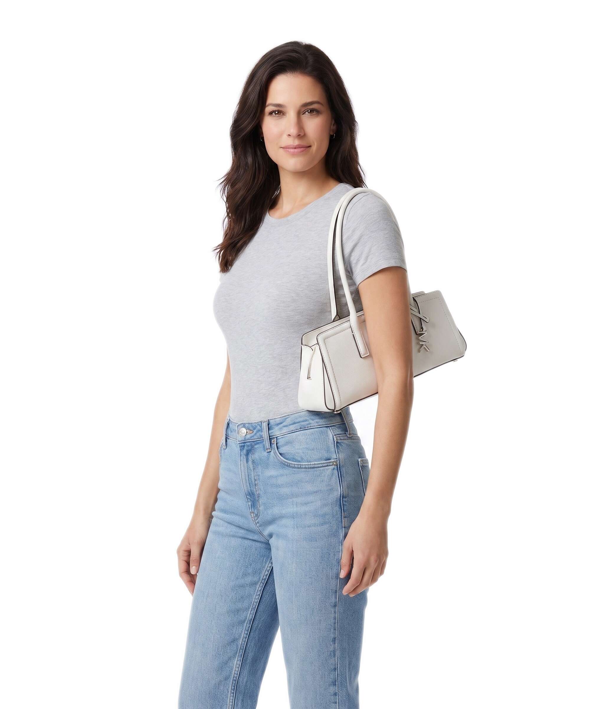 Michael Kors Laila Small Borsa a spalla eggshell - Image 3