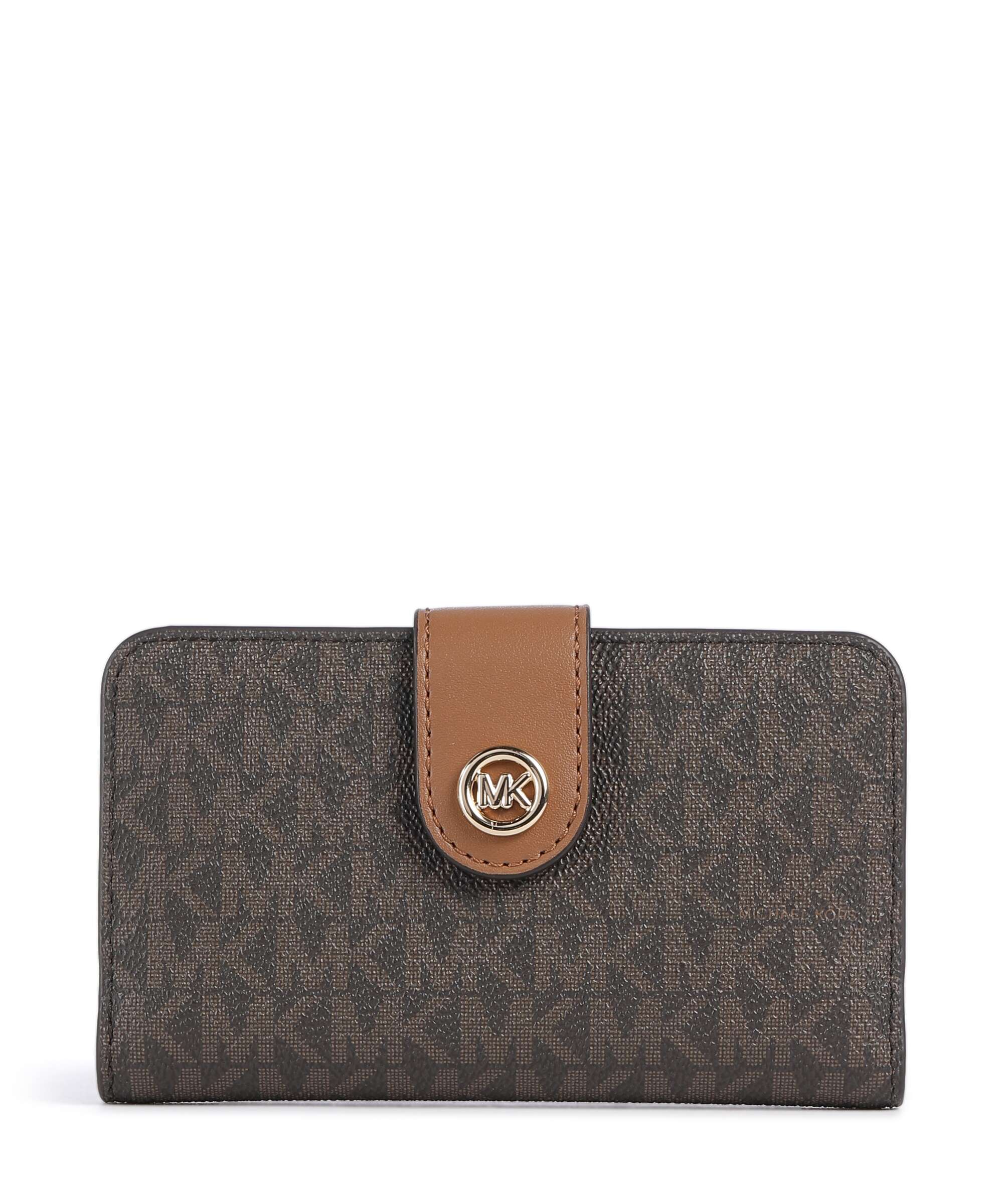 Michael Kors MK Pop Charm Medium Portafoglio brown/acorn