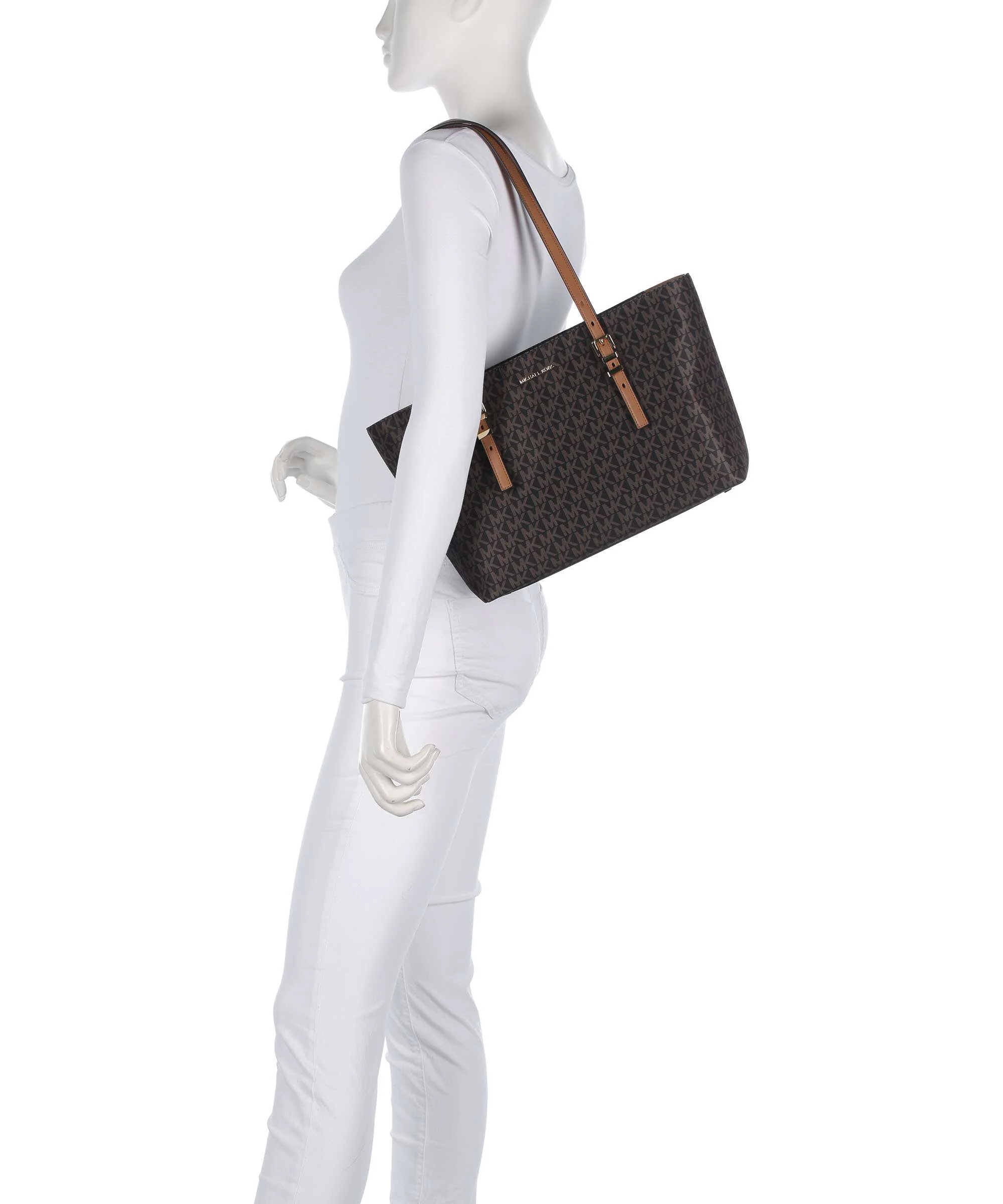 Michael Kors Quinn Medium Borsa shopper brown/acorn - Image 3