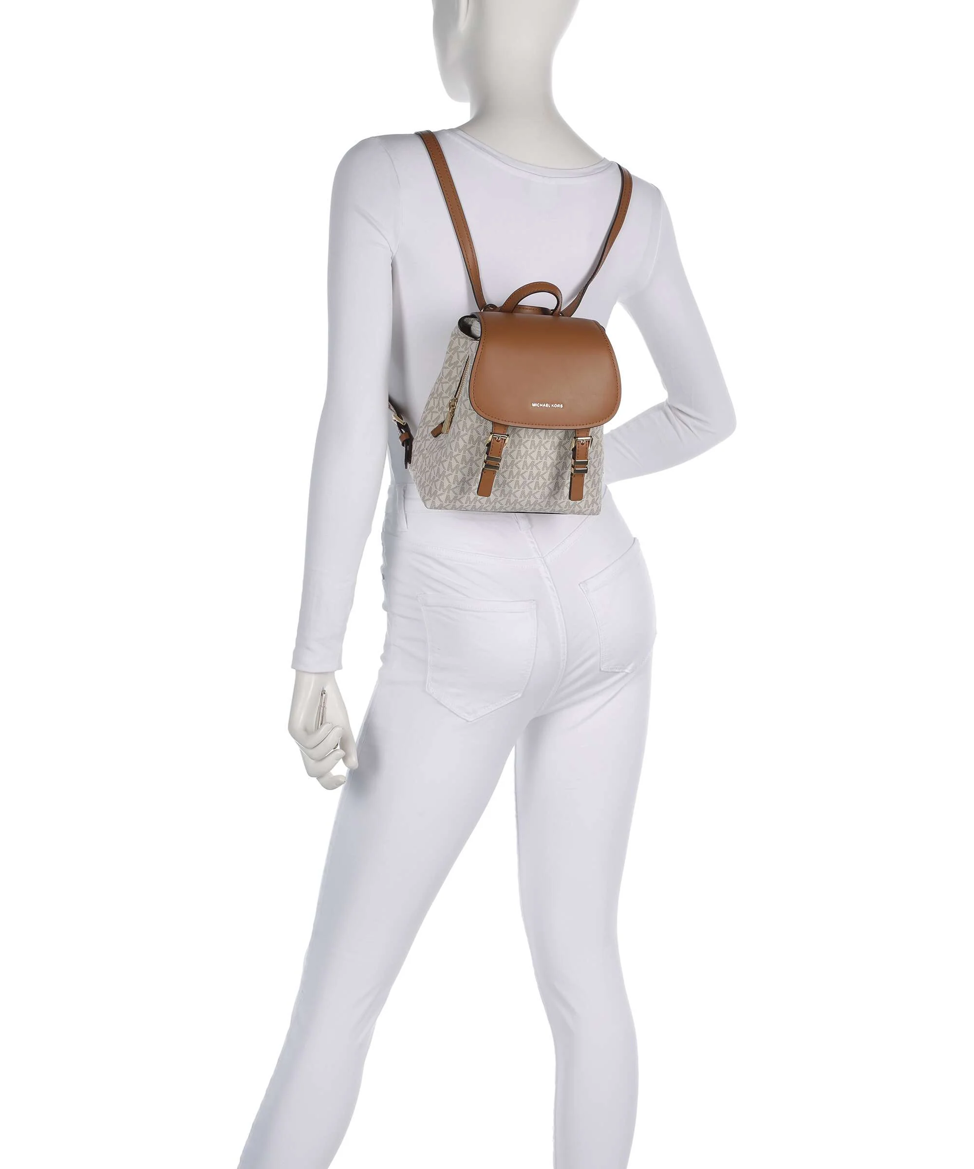 Michael Kors Quinn XS Borsa a zainetto vanilla/acrn - Image 4