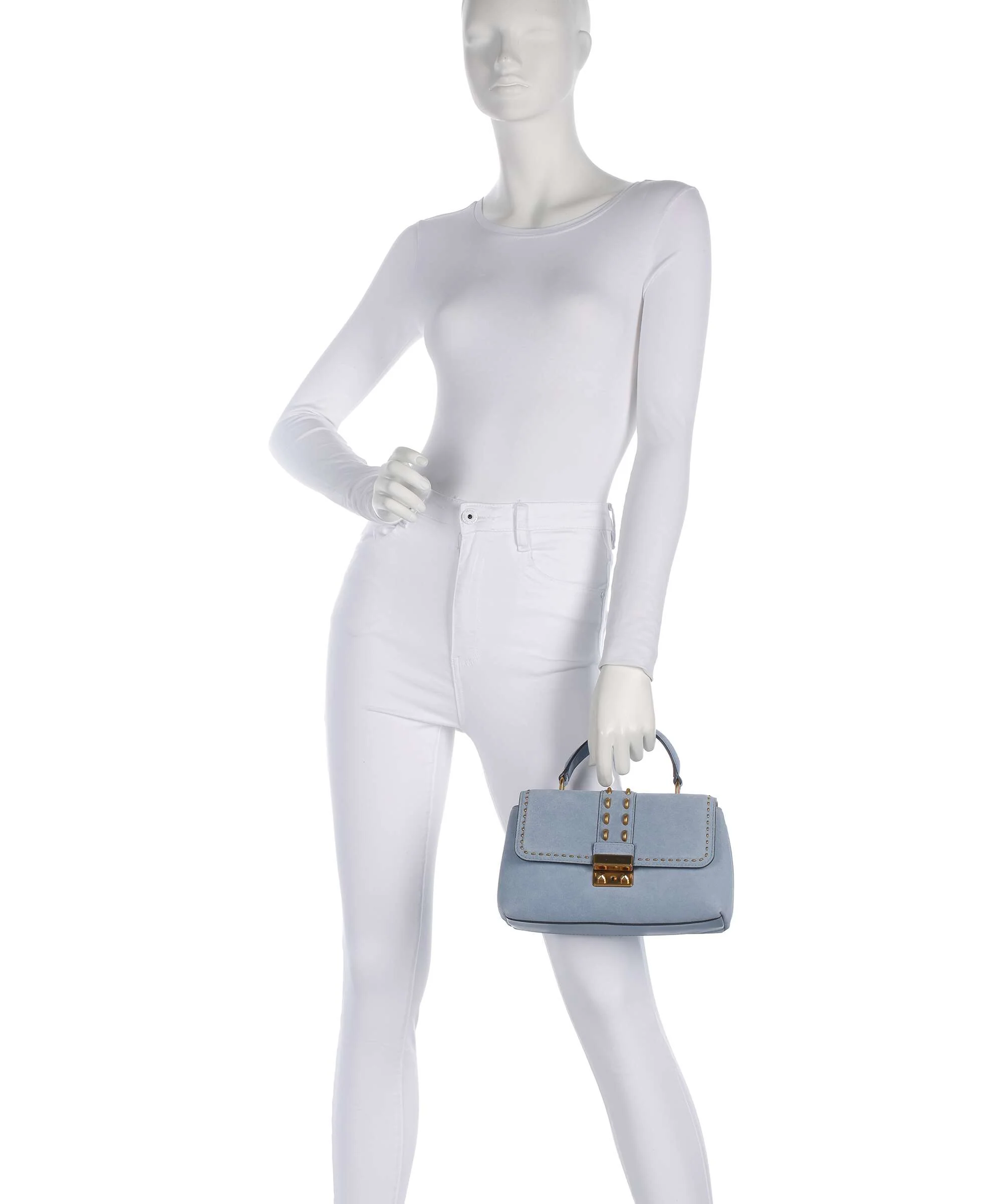 Michael Kors Tribeca Medium Borsa a mano chambray - Image 4
