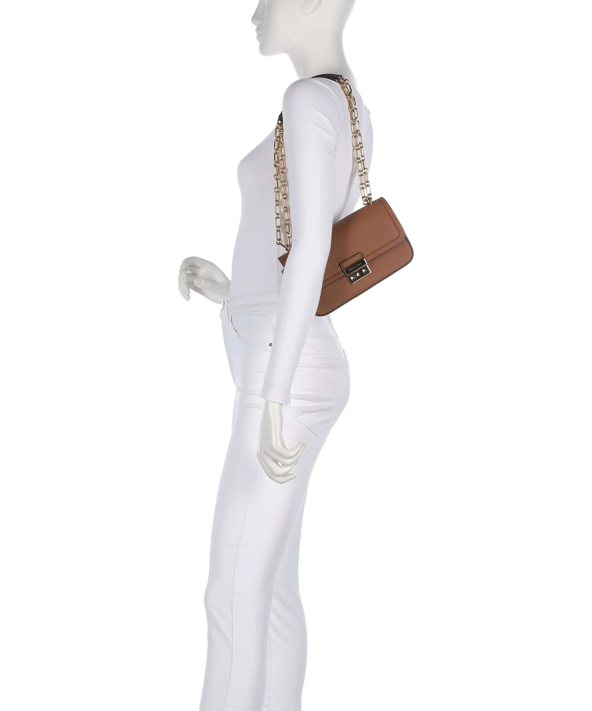 Michael Kors Tribeca Small Borsa a spalla luggage - Image 3