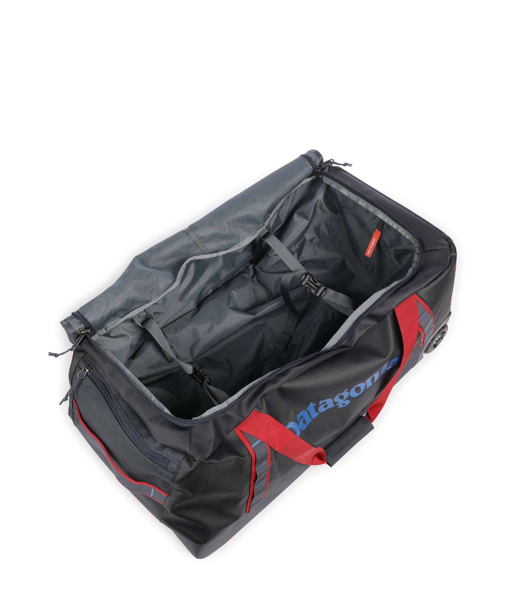 Patagonia Black Hole 70 Borsone trolley smolder blue w/amanita red - Image 6