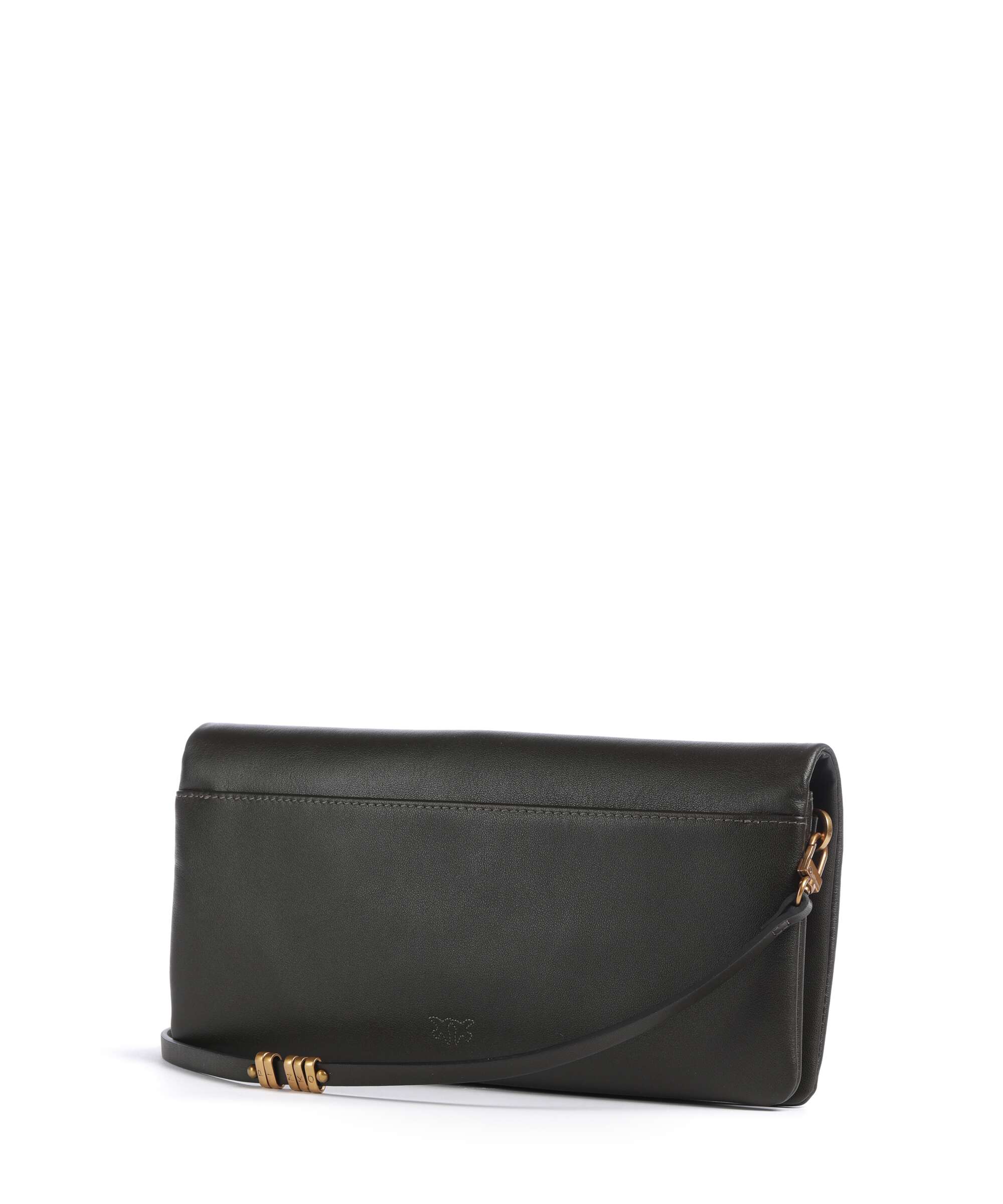 Pinko Click Soft Classic Borsa a tracolla verde fango/antique gold - Image 2