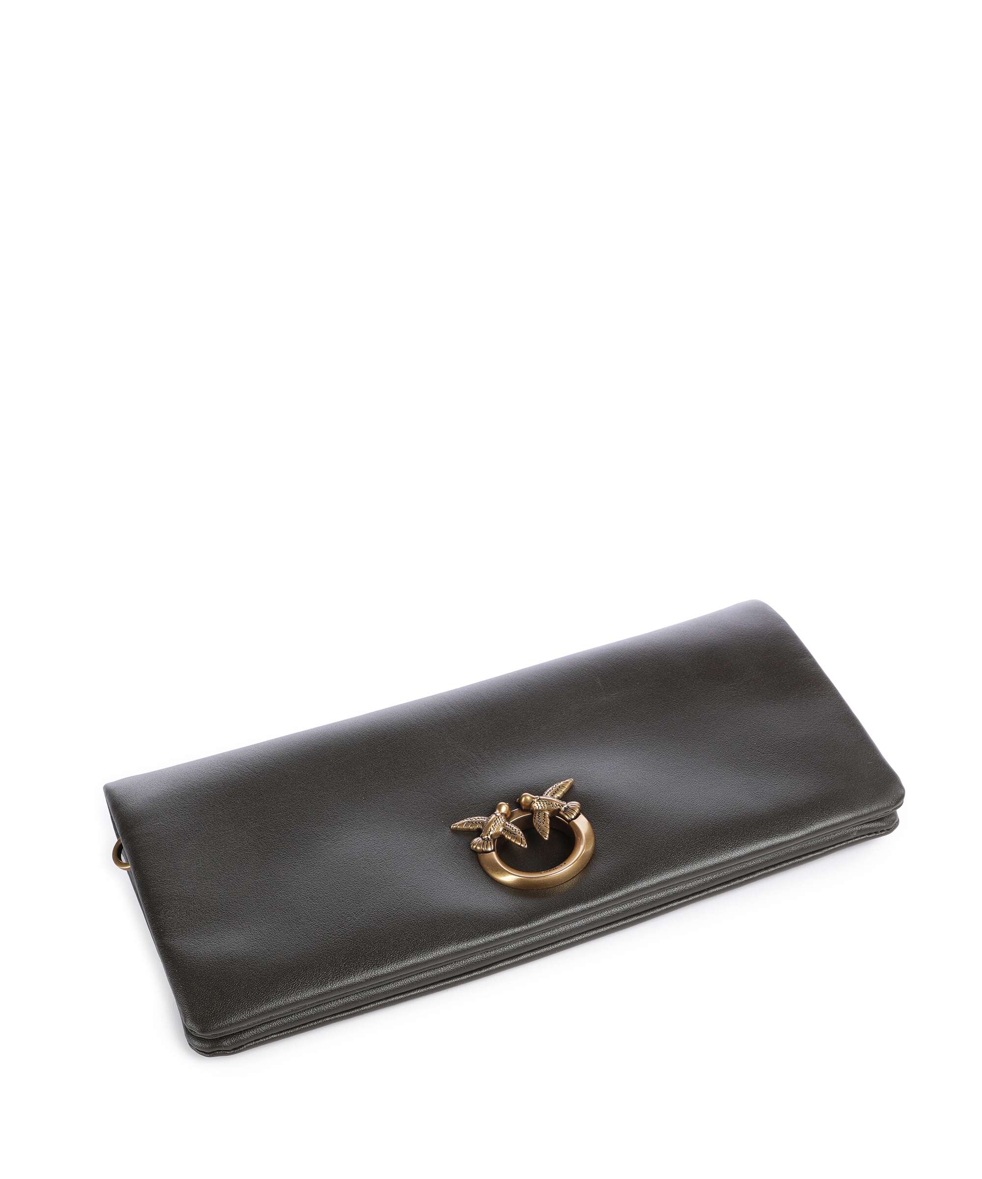 Pinko Click Soft Classic Borsa a tracolla verde fango/antique gold - Image 4