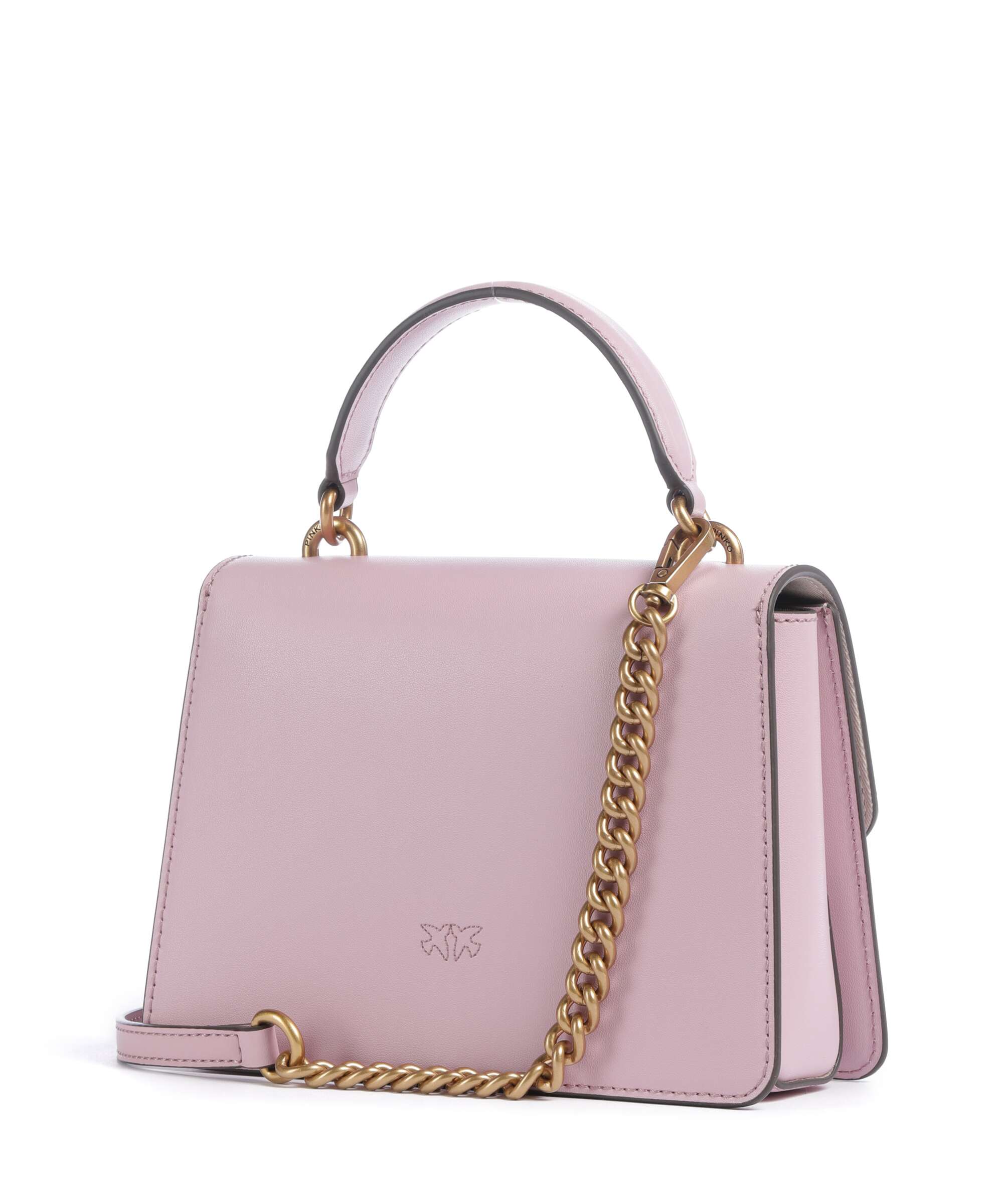 Pinko Love One Mini Borsa a mano rosa chiaro/antique gold - Image 2