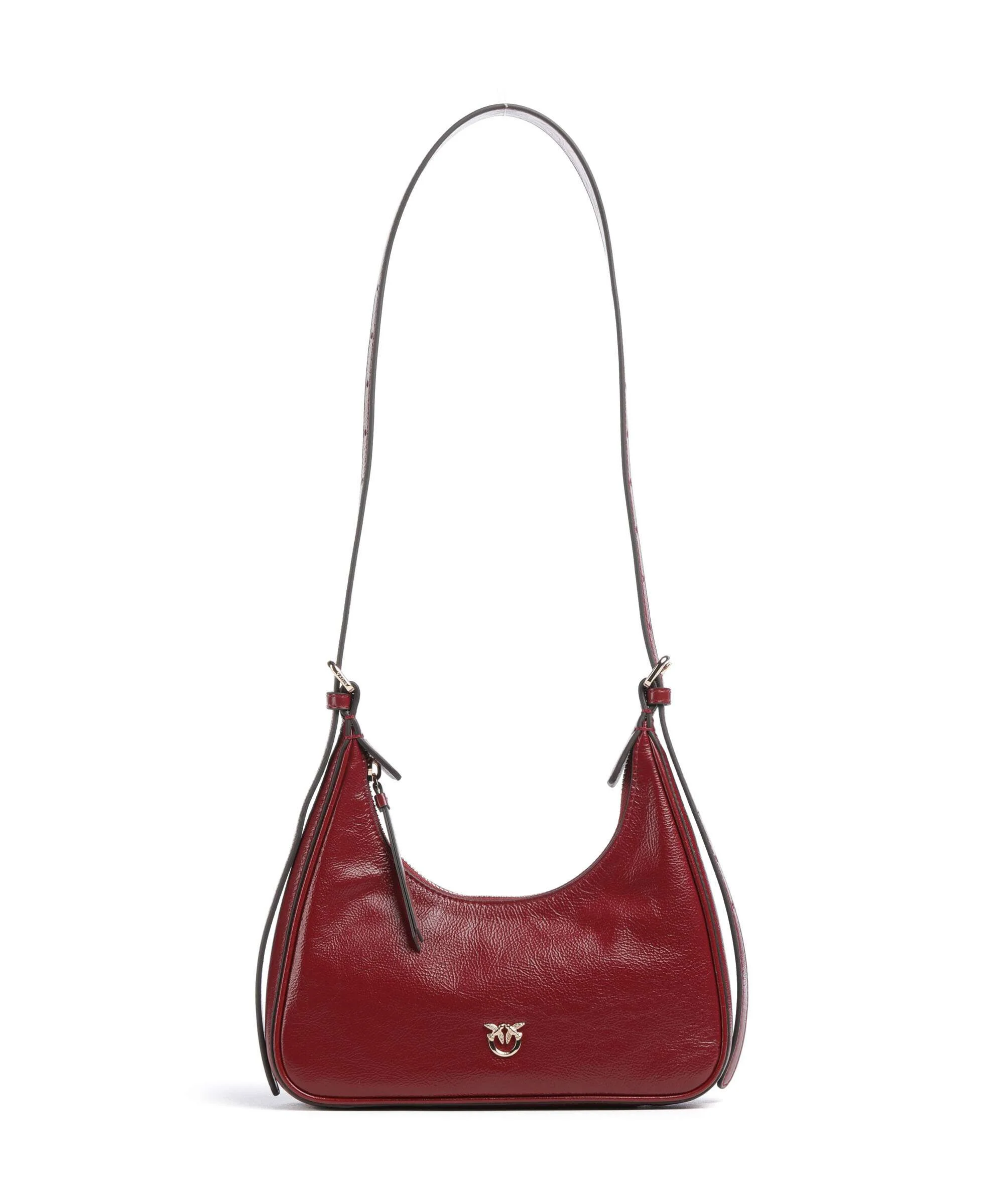 Pinko Miss Pinko Mini Borsa a spalla rosso scuro/gold mordore