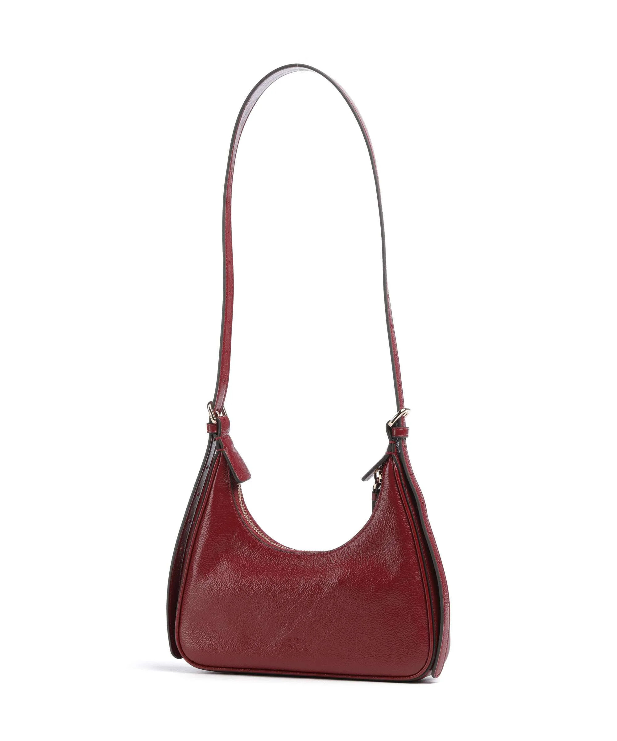 Pinko Miss Pinko Mini Borsa a spalla rosso scuro/gold mordore - Image 2